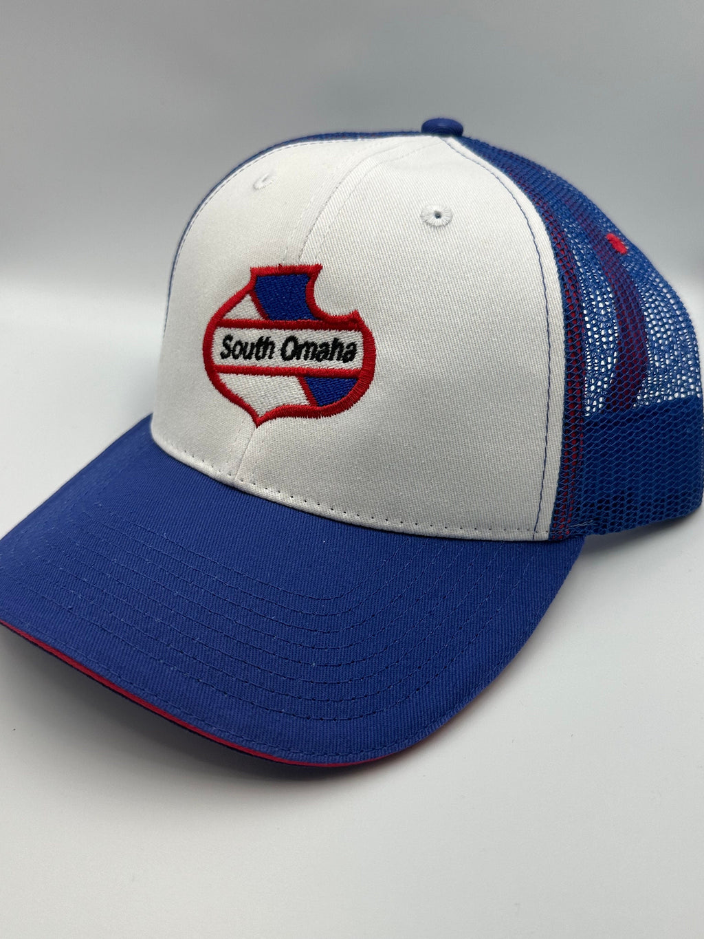 Made In South Omaha Baseball Cap Blue/ Red/White