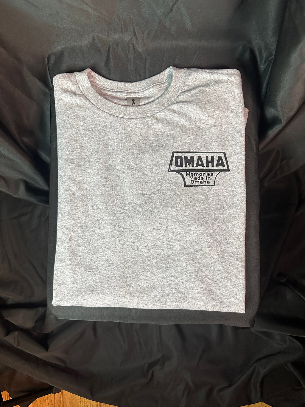 Memories Made In Omaha Signs Grey