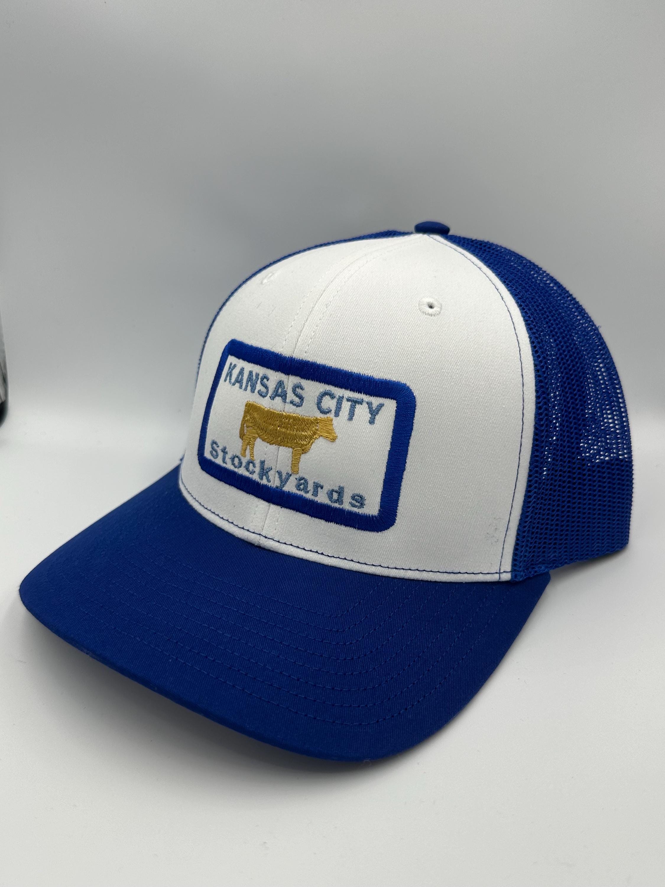 Kansas City  Stockyards Truckers Cap Royal