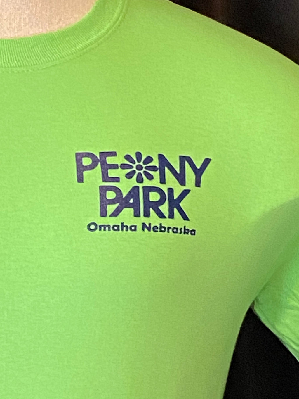 Peony Park Memories Shirt Lime Green