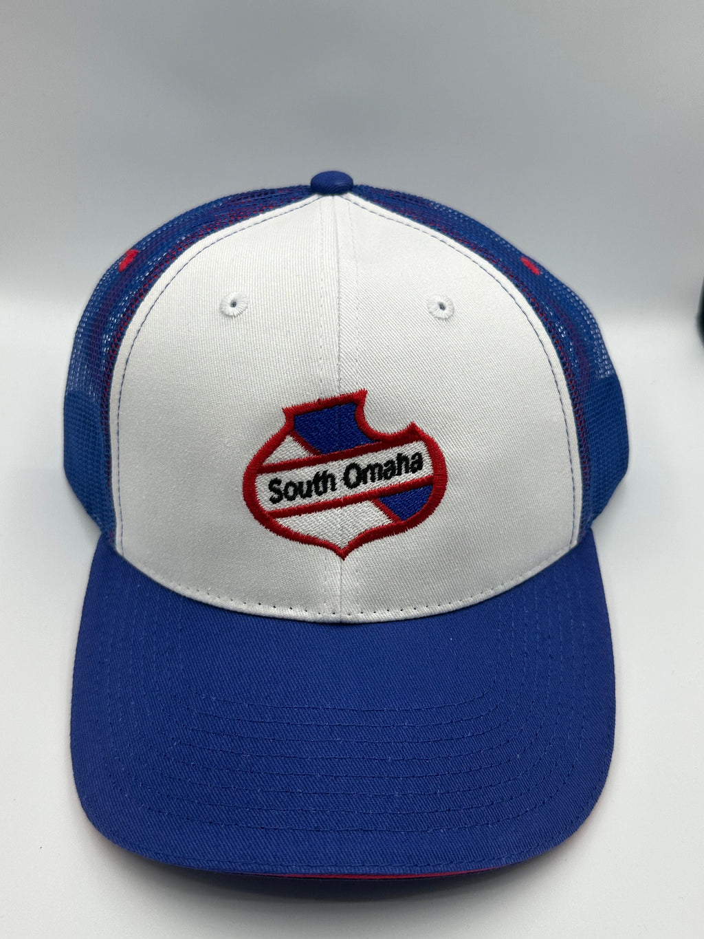 Made In South Omaha Baseball Cap Blue/ Red/White