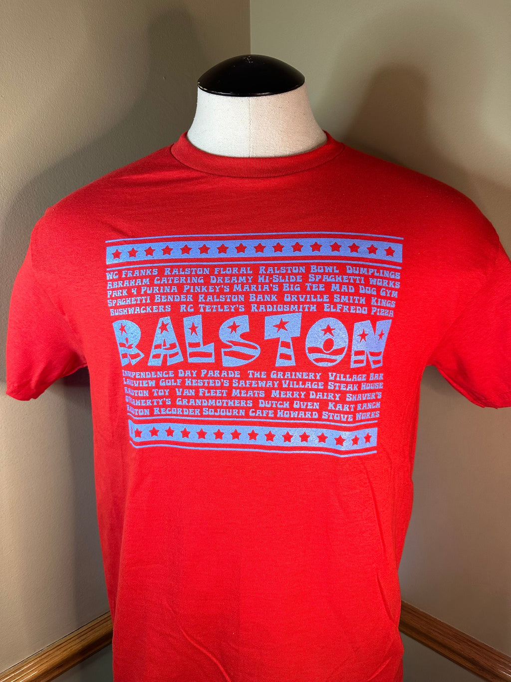 Ralston Rewind T-Shirt - Red Gildan Heavy Cotton Tee