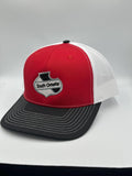 South Omaha Sheild Cap Red & Black