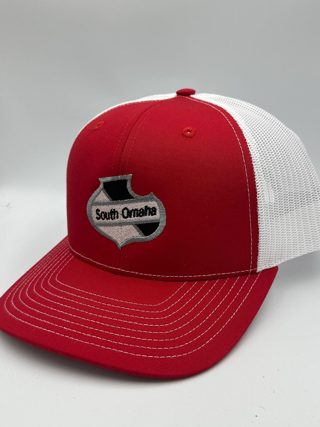 South Omaha Sheild Cap Red