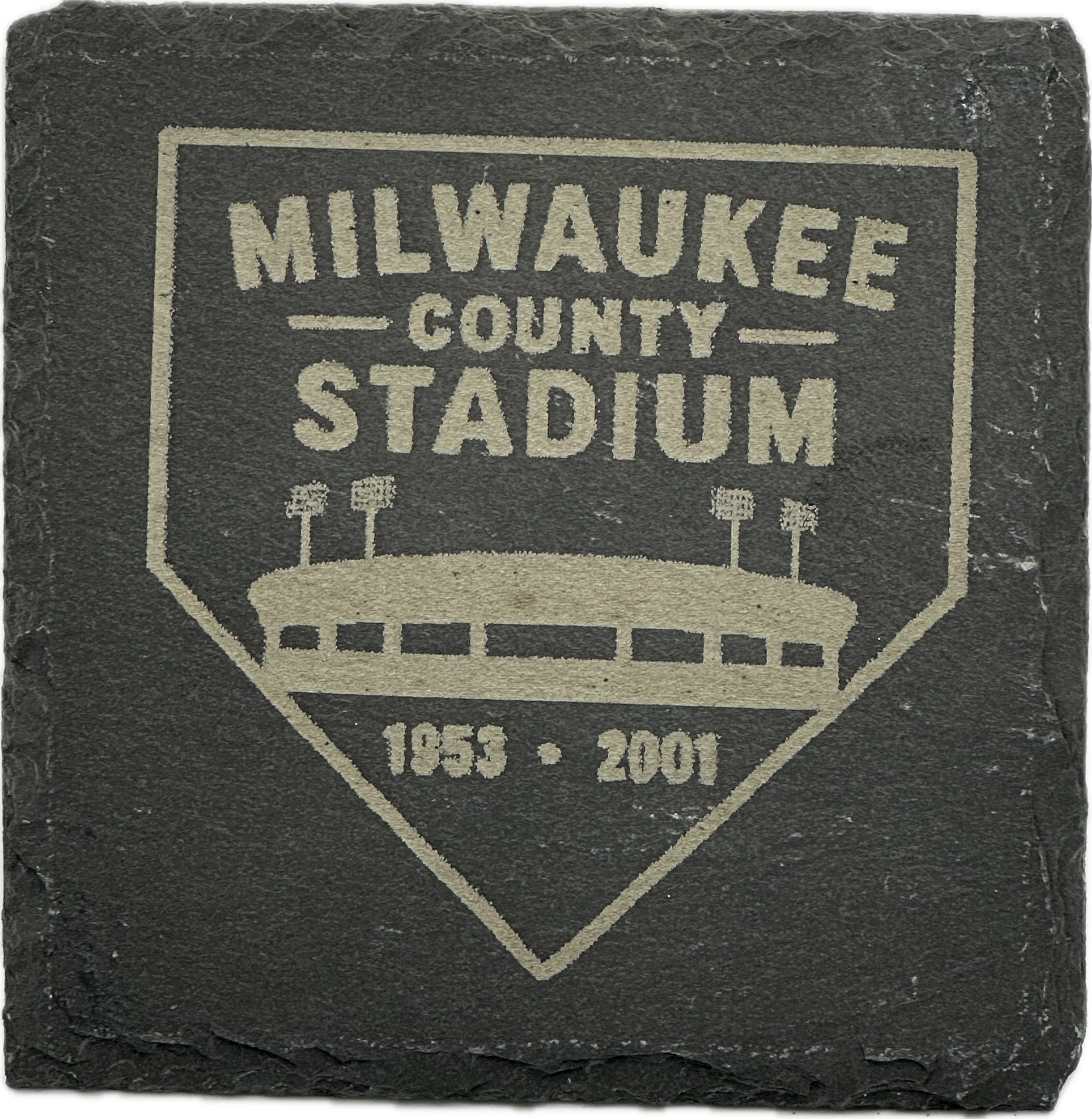 Milwaukee County Stadium Coaster