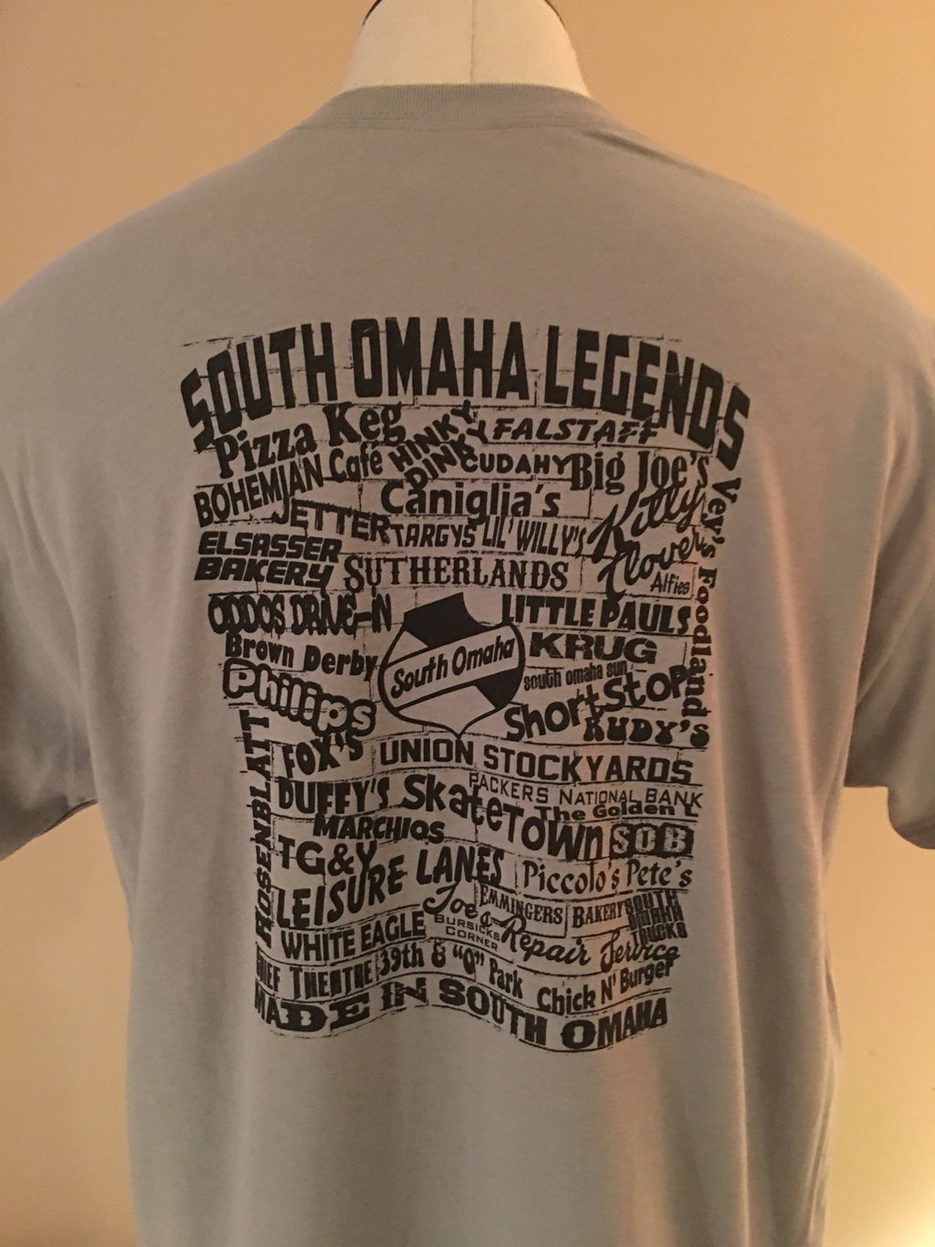 Legends Mural (Gravel) Made In South Omaha T-Shirt