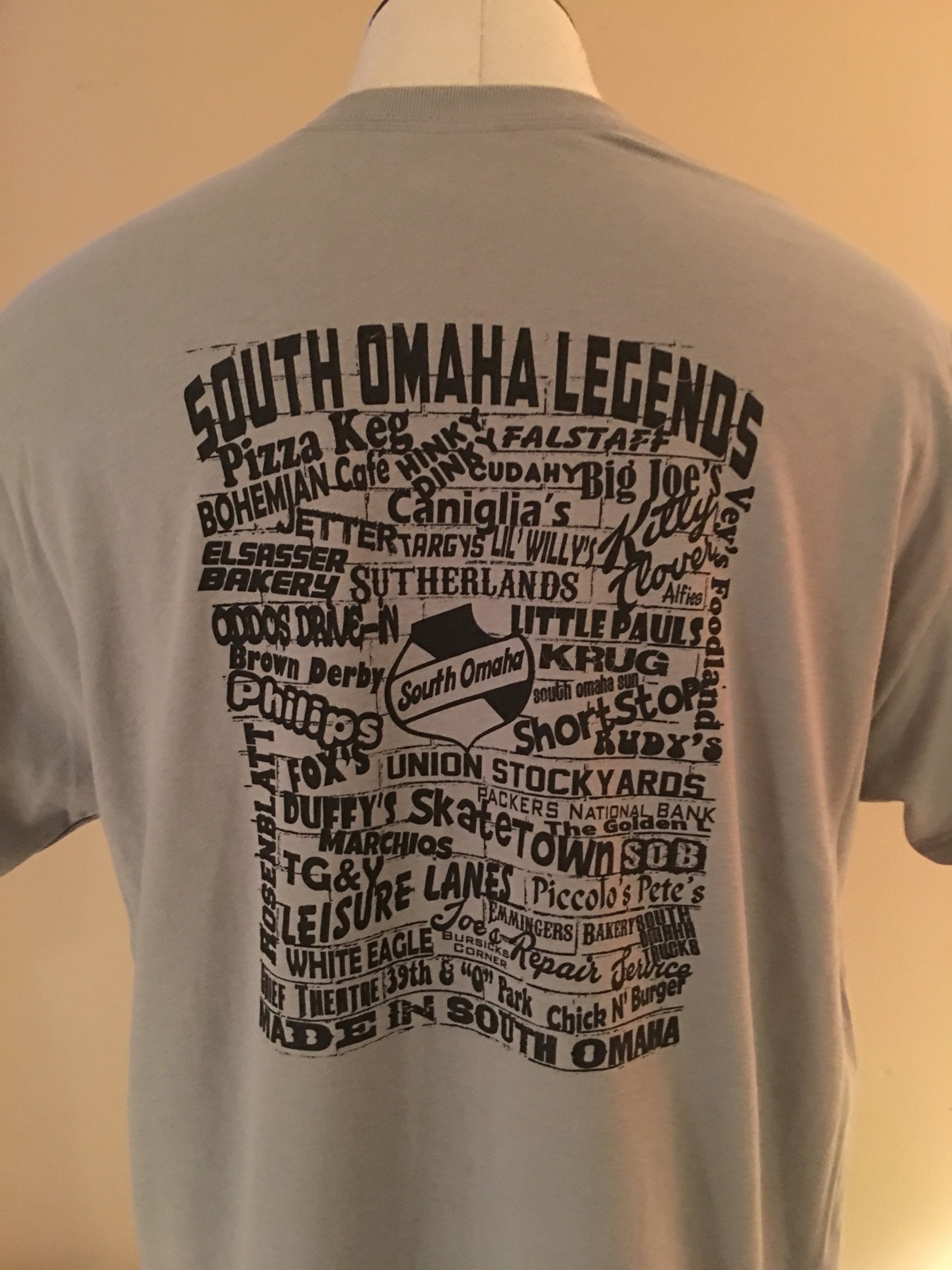 Legends Mural (Gravel) Made In South Omaha T-Shirt