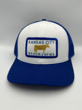 Kansas City  Stockyards Truckers Cap Royal