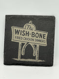 Wishbone Restaurant Slate Coaster