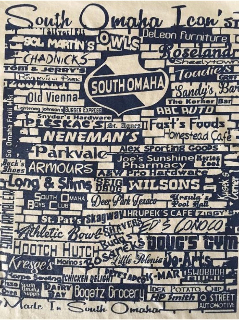 Icon’s Mural (Ice Grey) Made In South Omaha T-Shirt