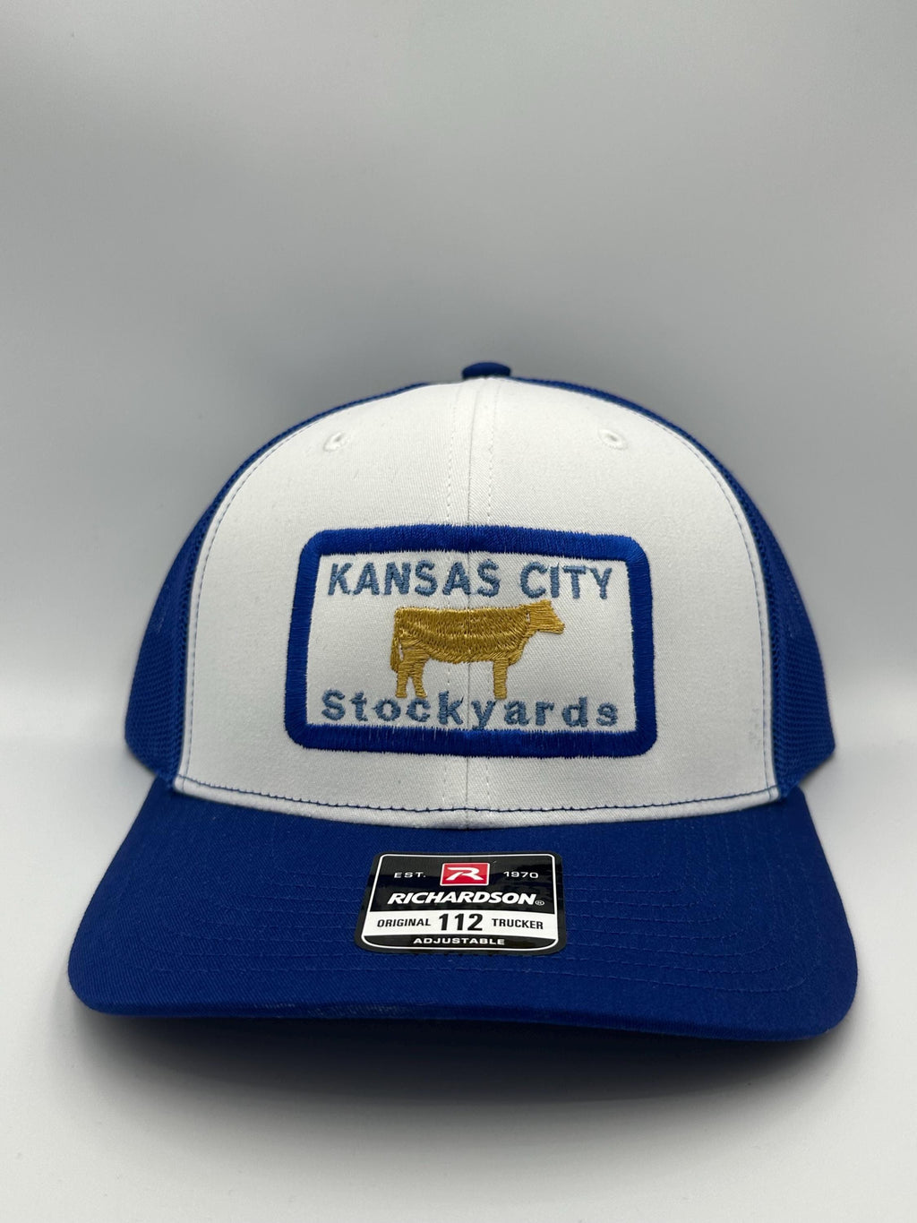 Kansas City  Stockyards Truckers Cap Royal