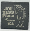 Joe Tess  Place  Square Slate Coaster