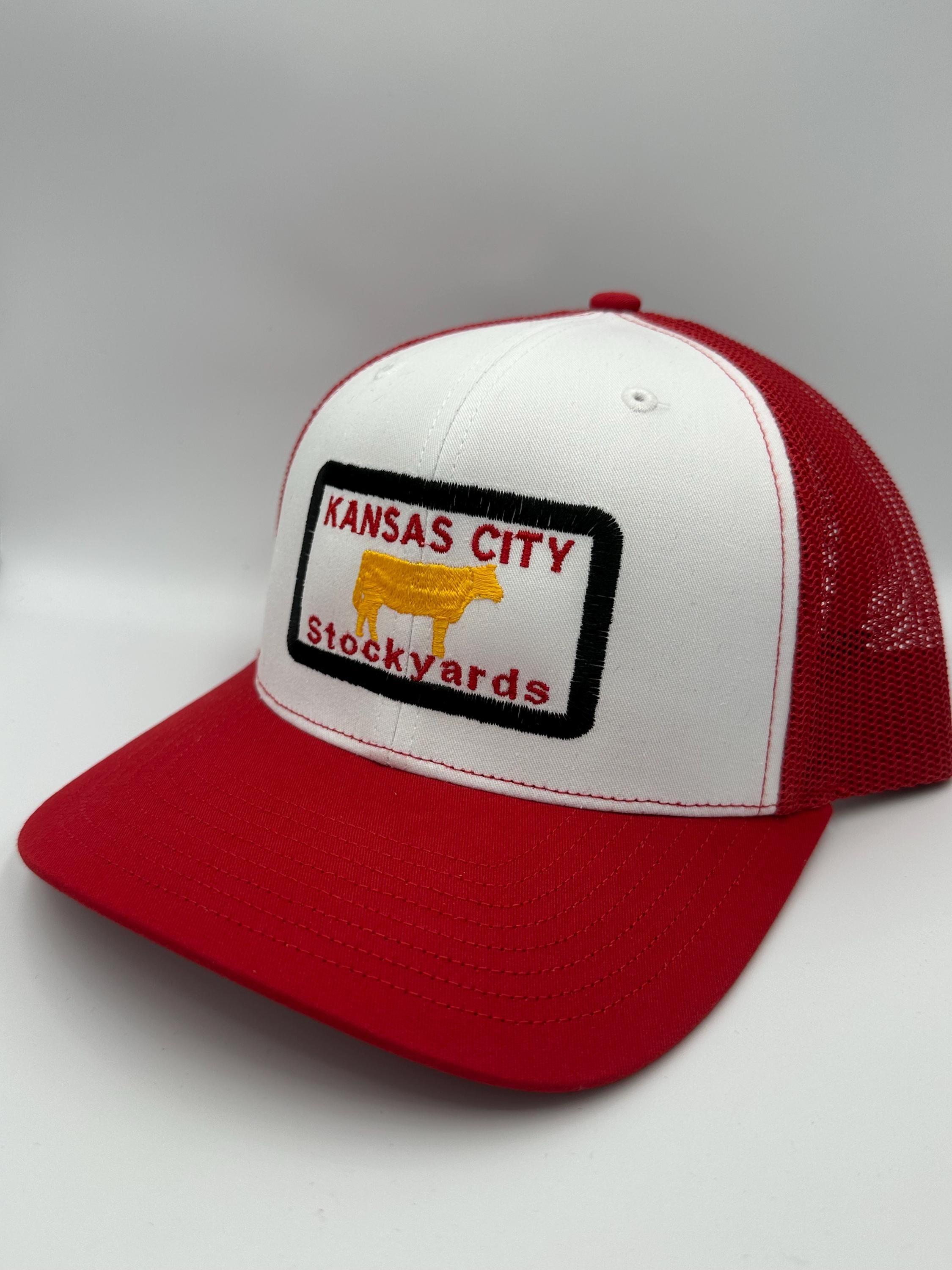 Kansas City  Stockyards Truckers Cap Red