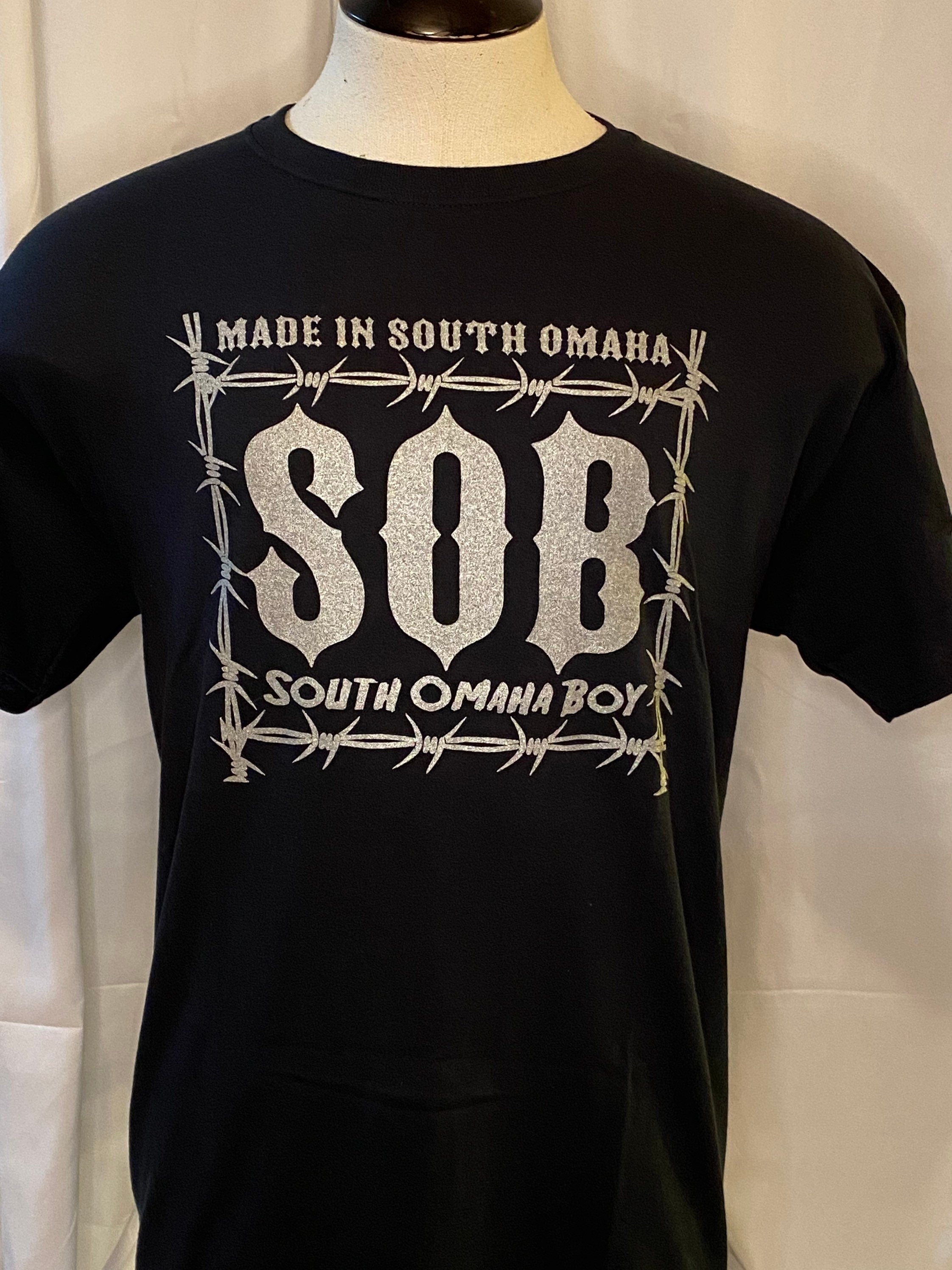 SOB METAL T-Shirt Made In South Omaha