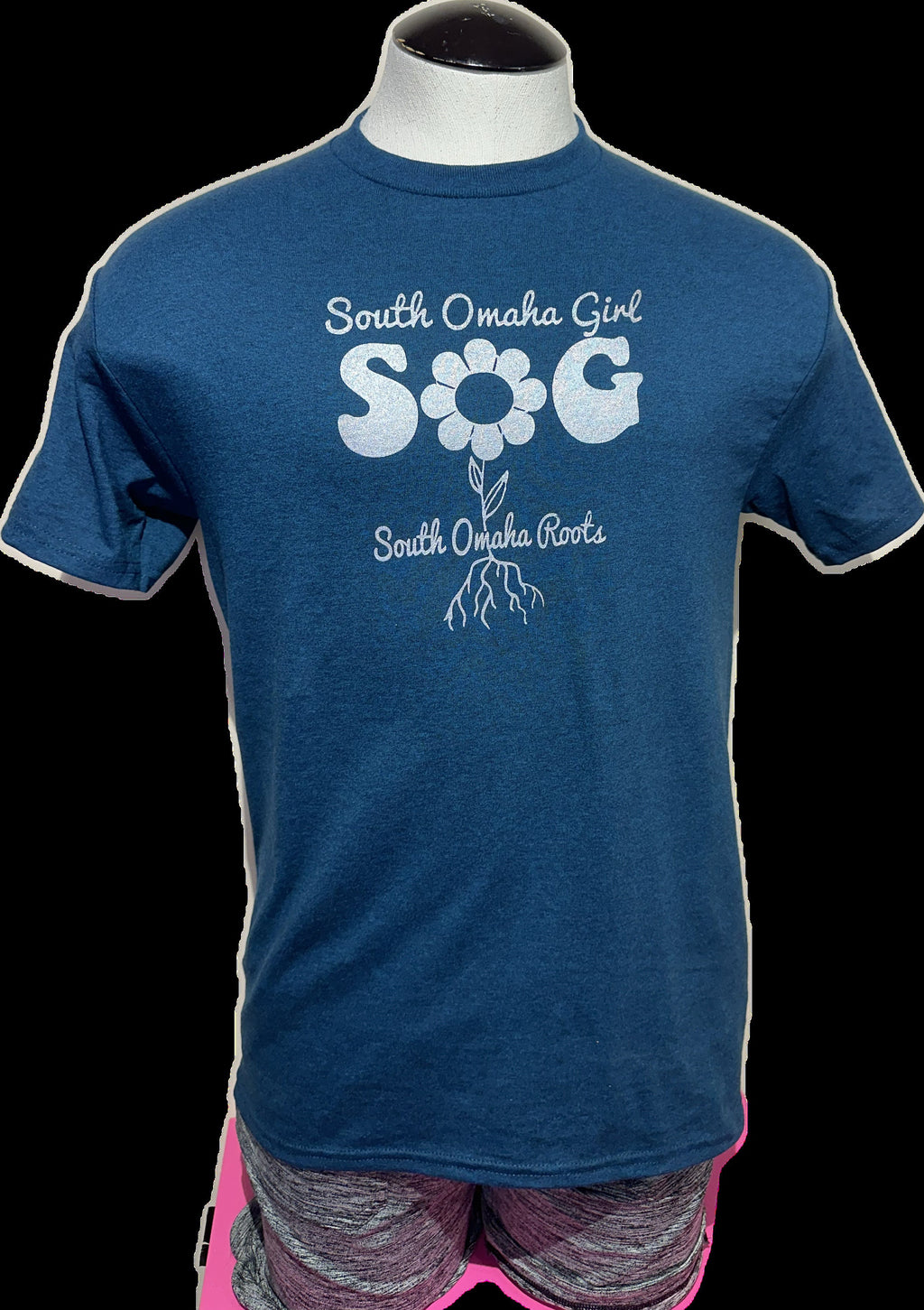 South Omaha Girls  Roots  T-Shirt Midnight