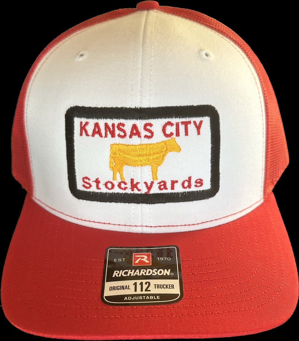 Kansas City  Stockyards Truckers Cap Red