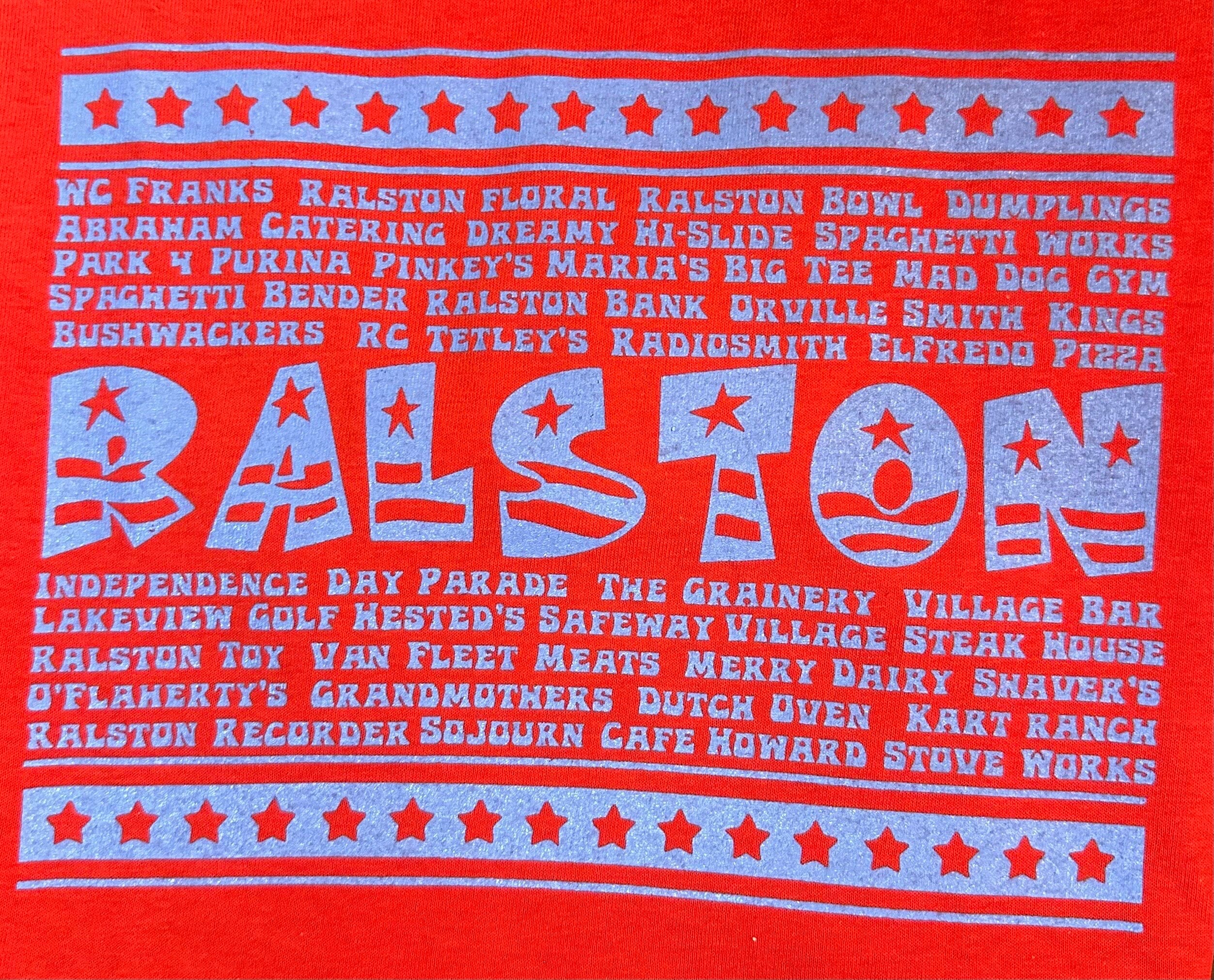 Ralston Rewind T-Shirt - Red Gildan Heavy Cotton Tee