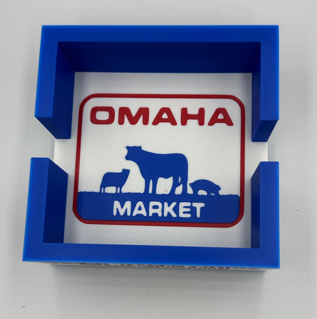 Omaha Livestock Market Coaster Caddy
