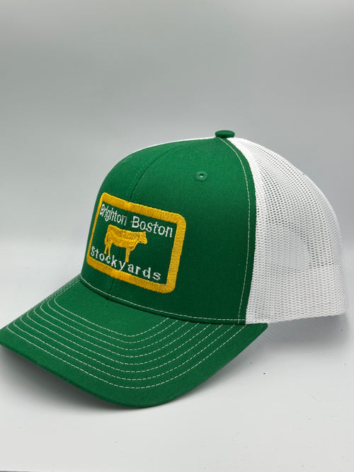 Brighton  Stockyards Truckers Cap Green