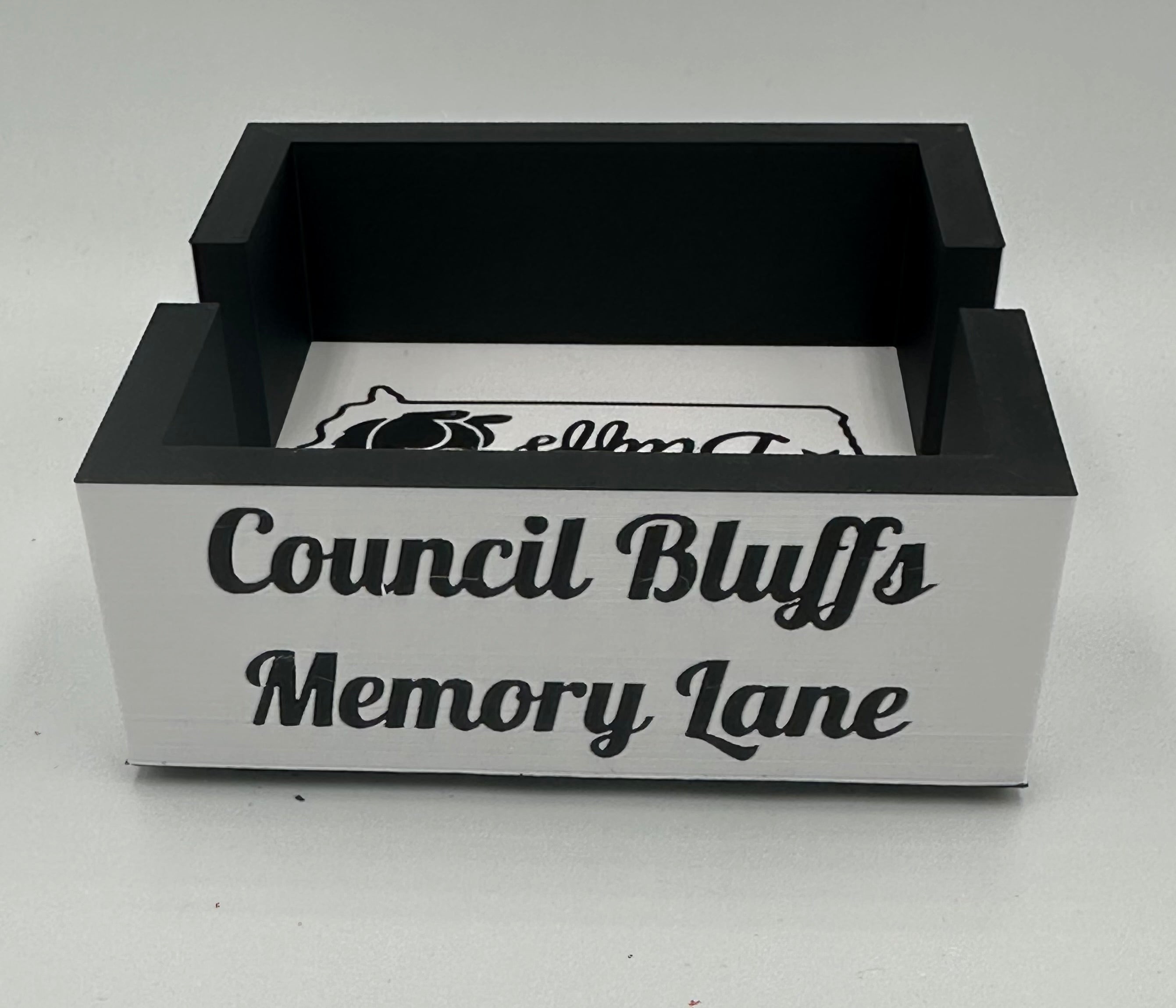 Council Bluffs Black Squirrel Coaster Caddy