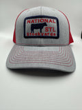 St. Louis National  Stockyards Truckers Cap Red