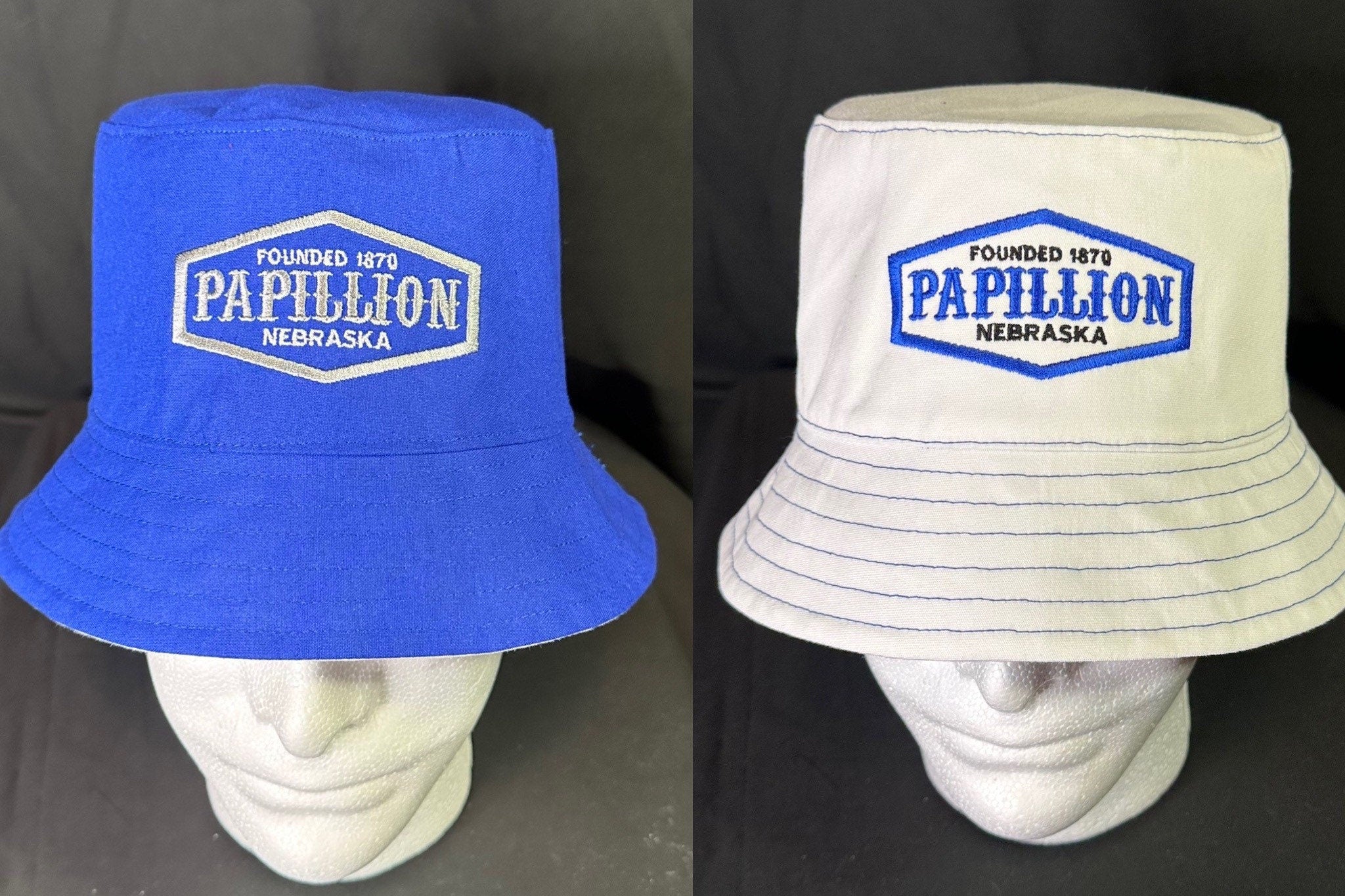 Papillion 1870 Bucket Hat Blue