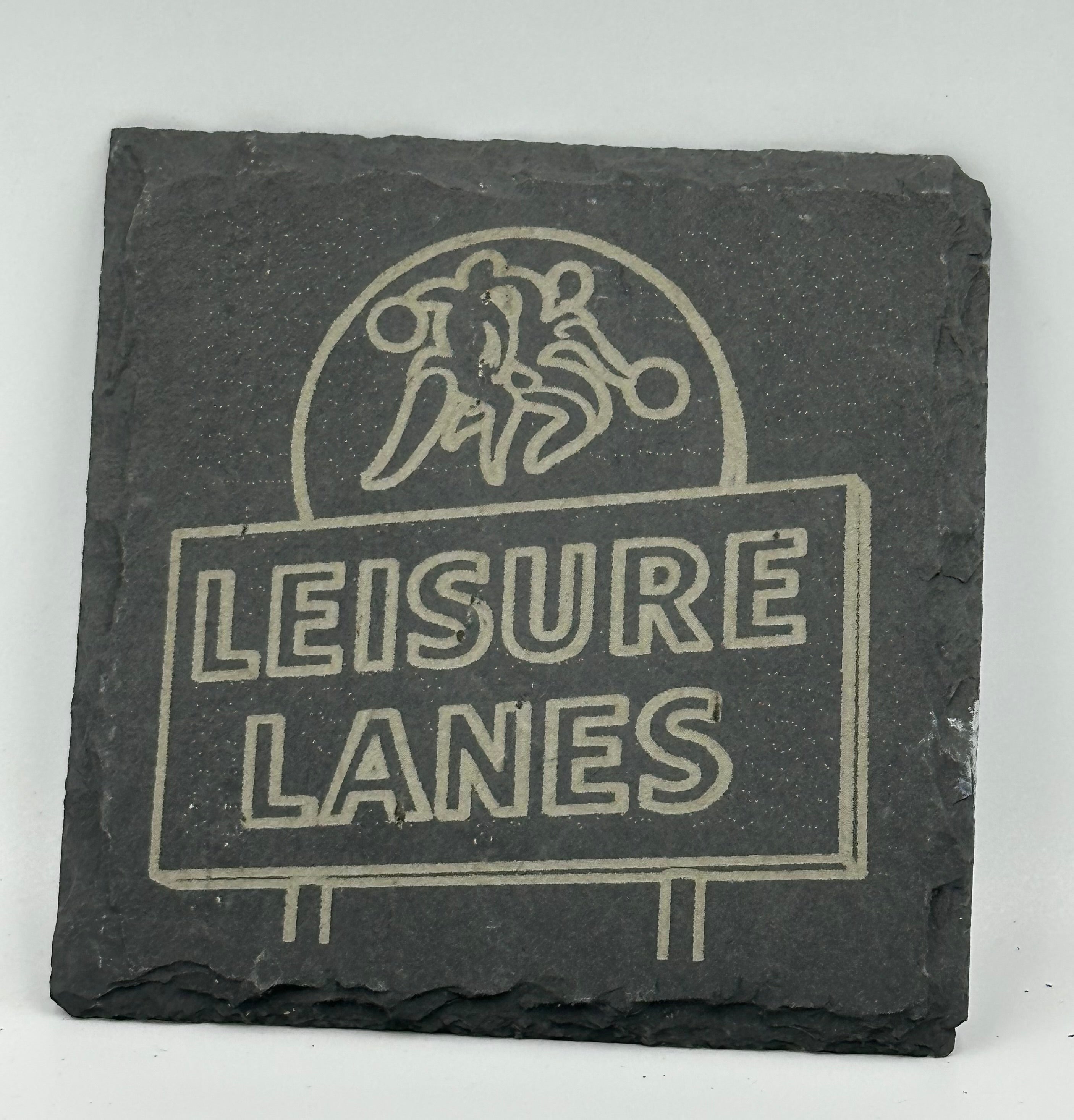Leisure Lanes Sign Coaster