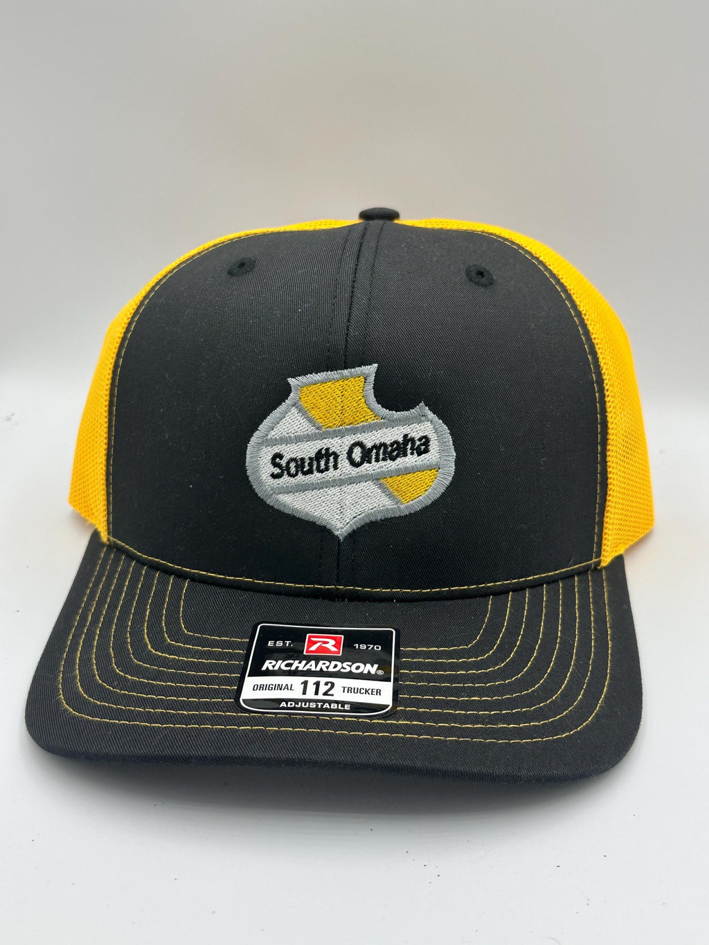 South Omaha Sheild Cap Black & Gold