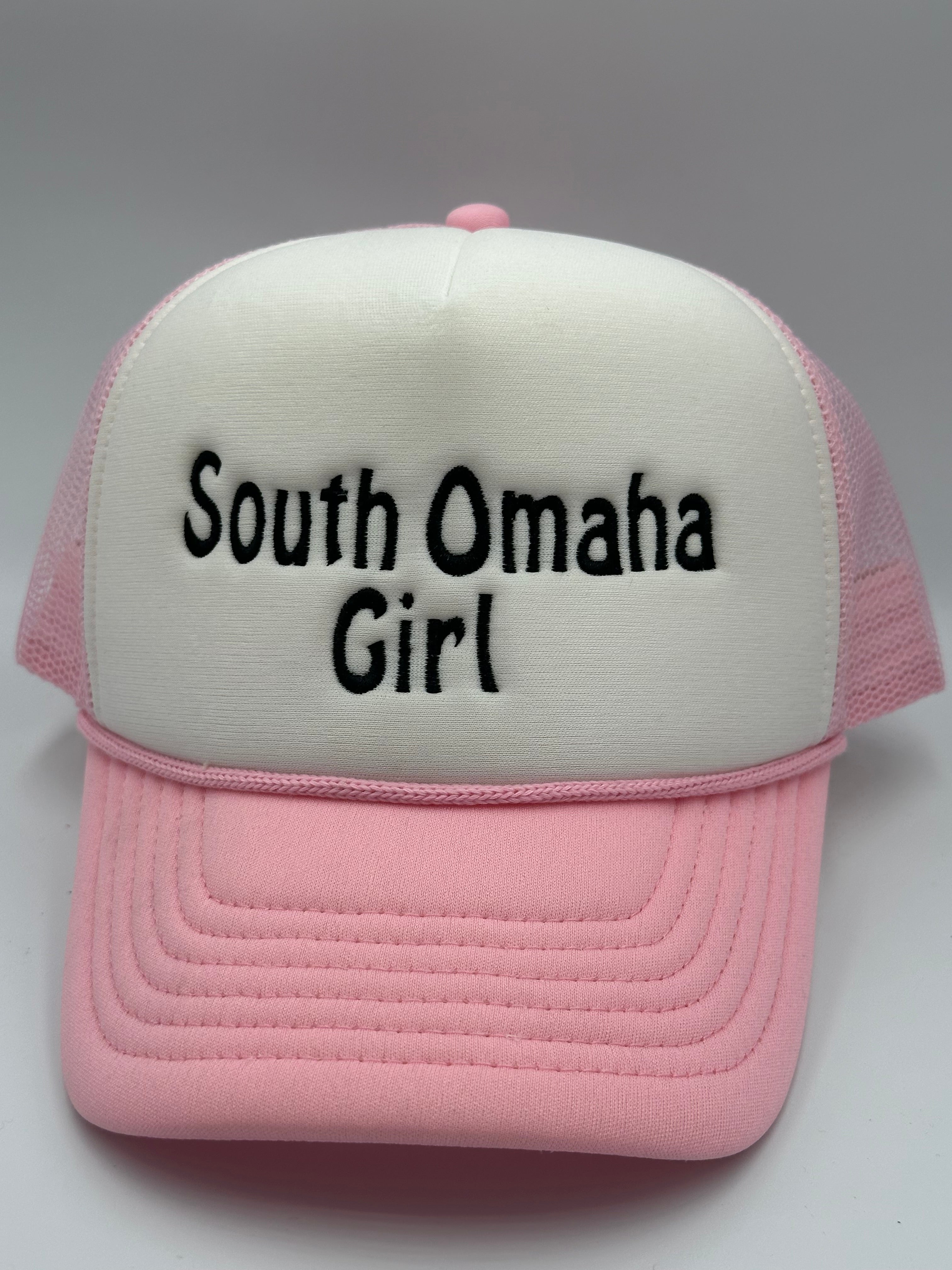 South Omaha Girl Hat Foamie Pink