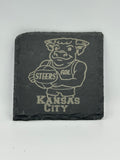 Kansas City Steers Slate Coaster