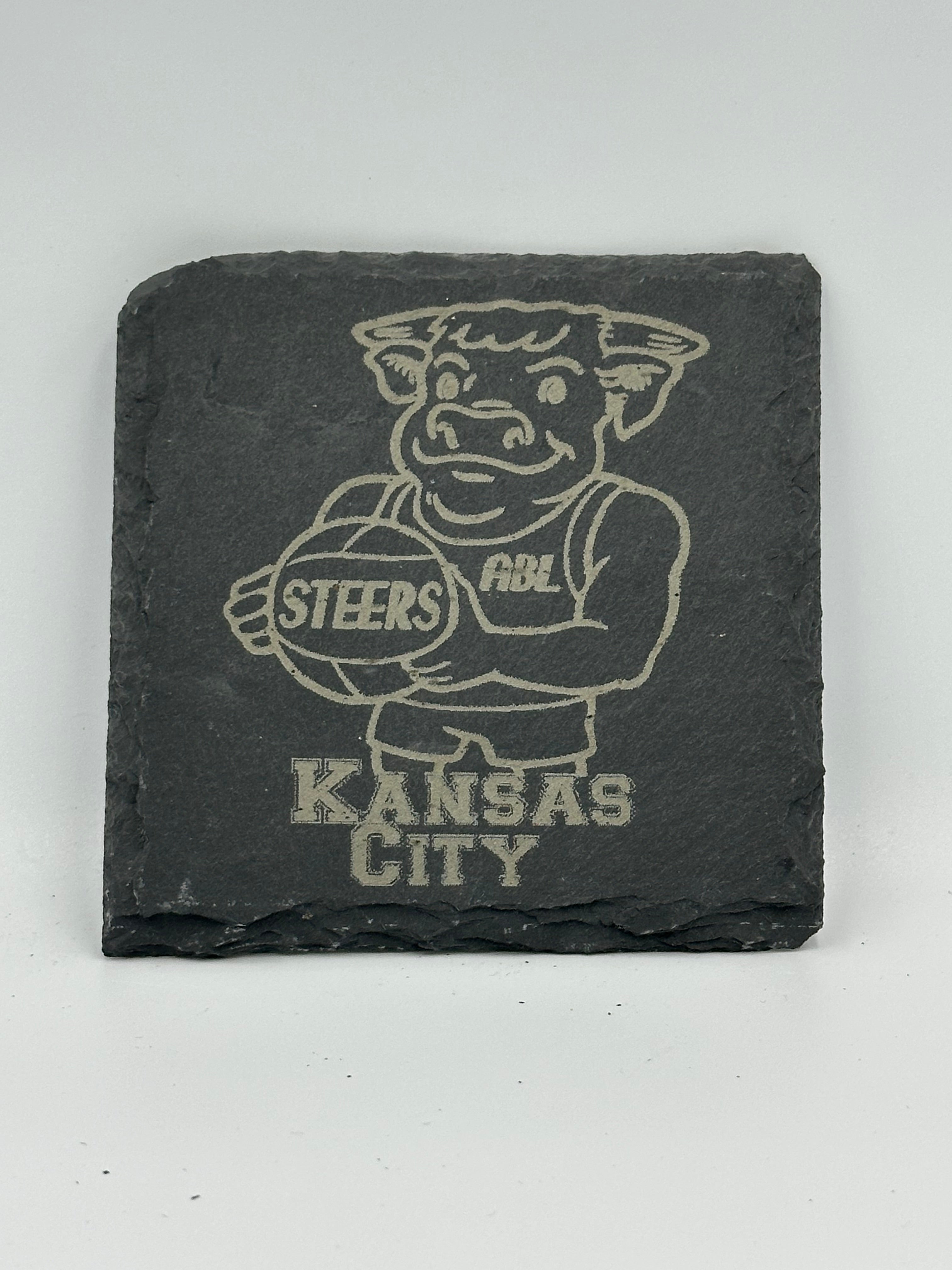 Kansas City Steers Slate Coaster