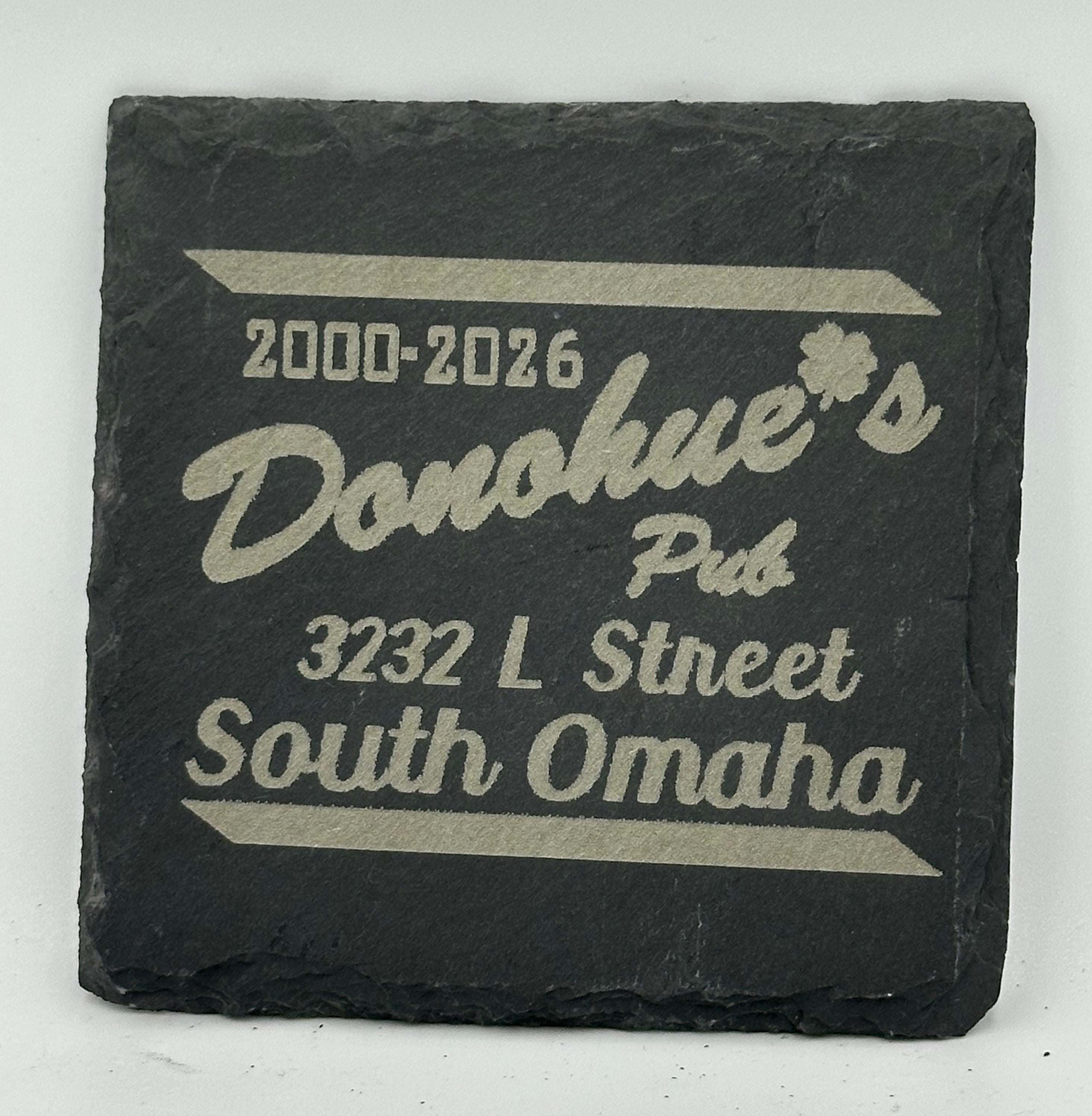 Donohue’s Pub Slate Coaster
