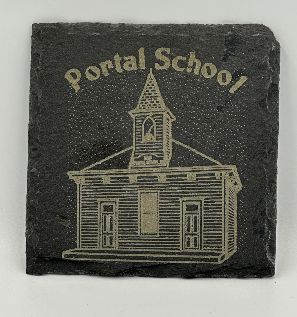 Portal Schoolhouse Coaster