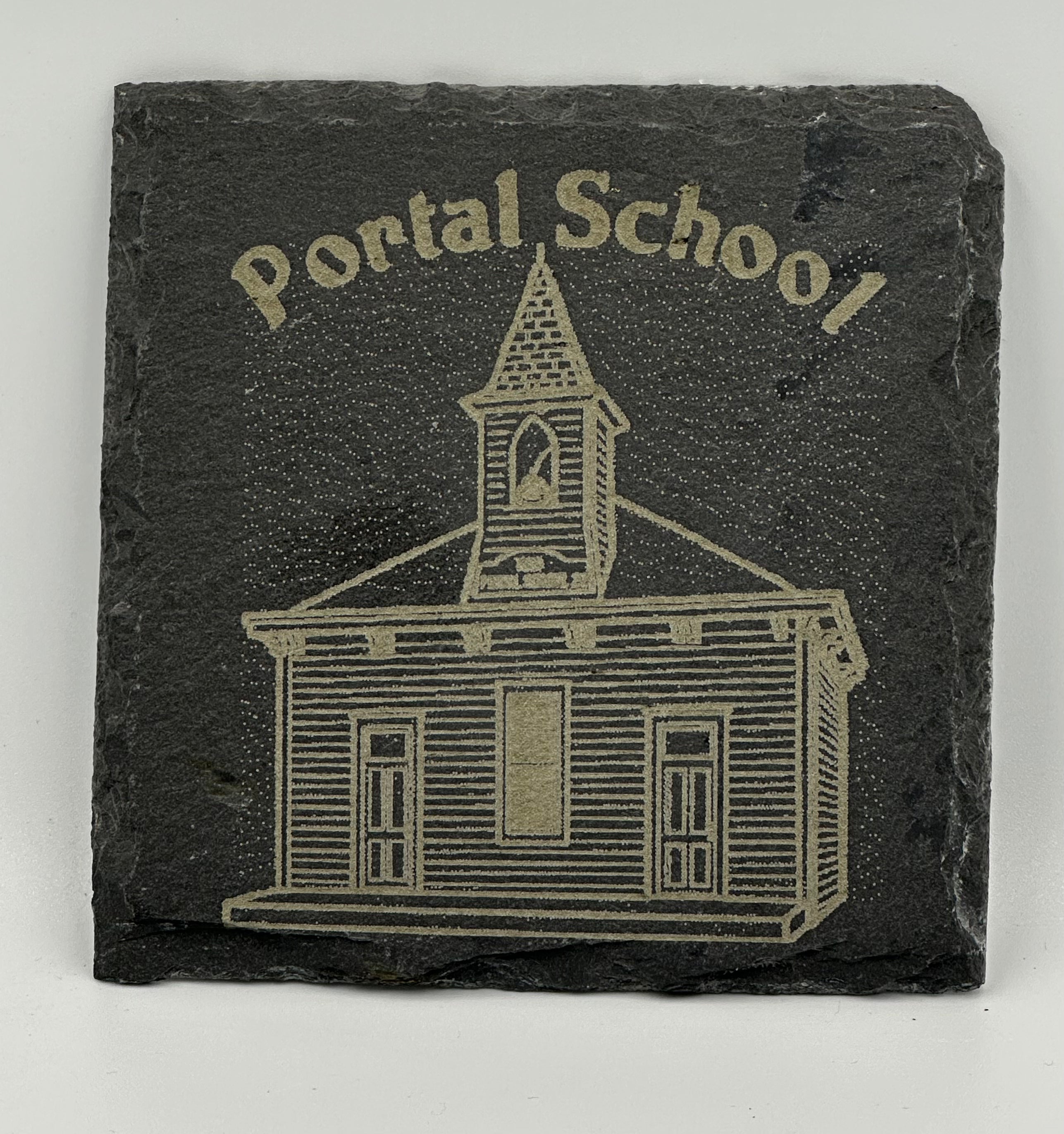 Portal Schoolhouse Coaster