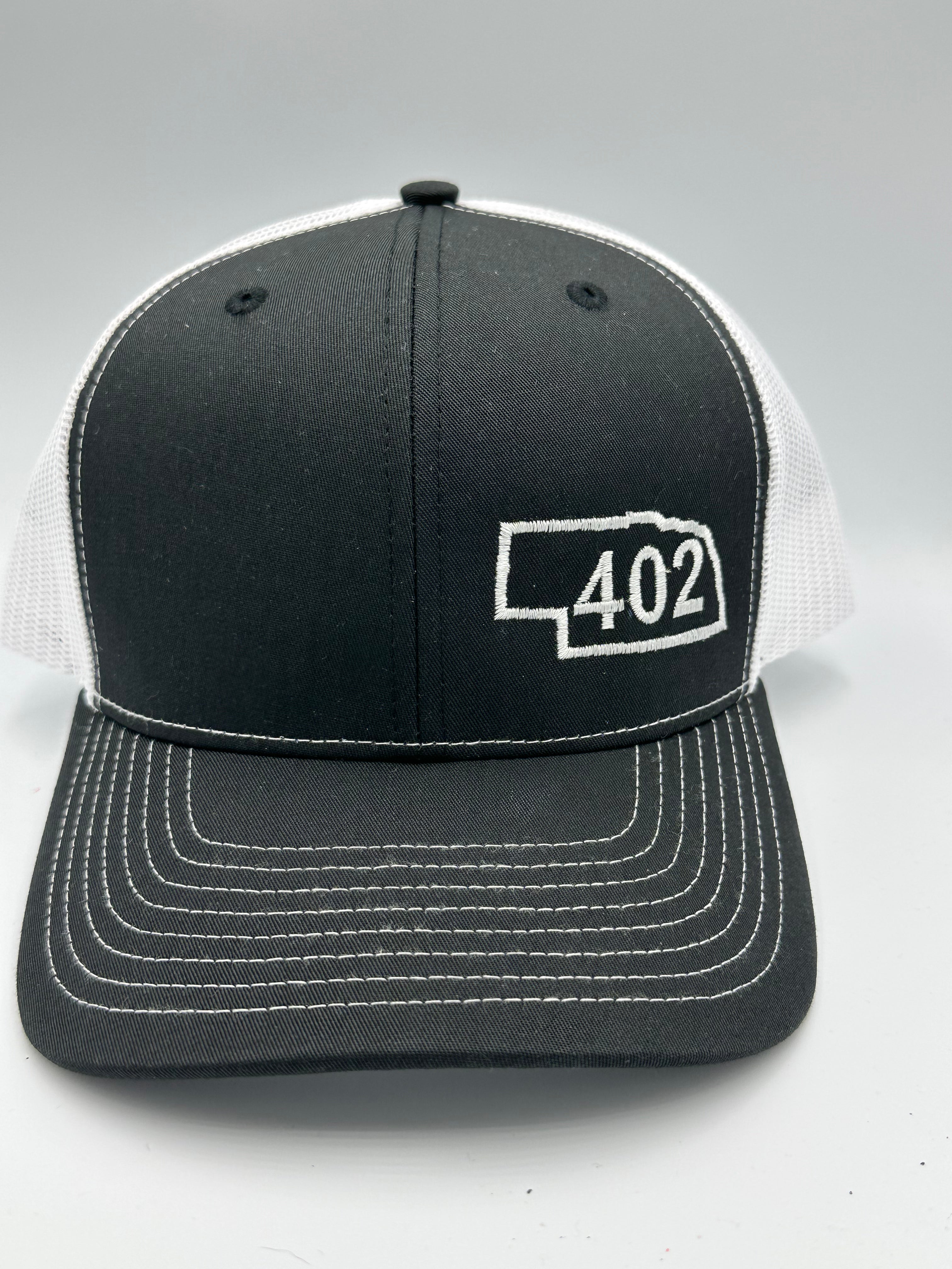 Nebraska 402 Trucker Hat Black