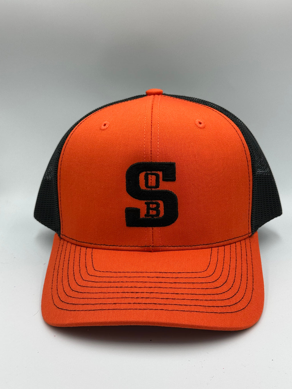 SOB Stacked Black & Orange Cap