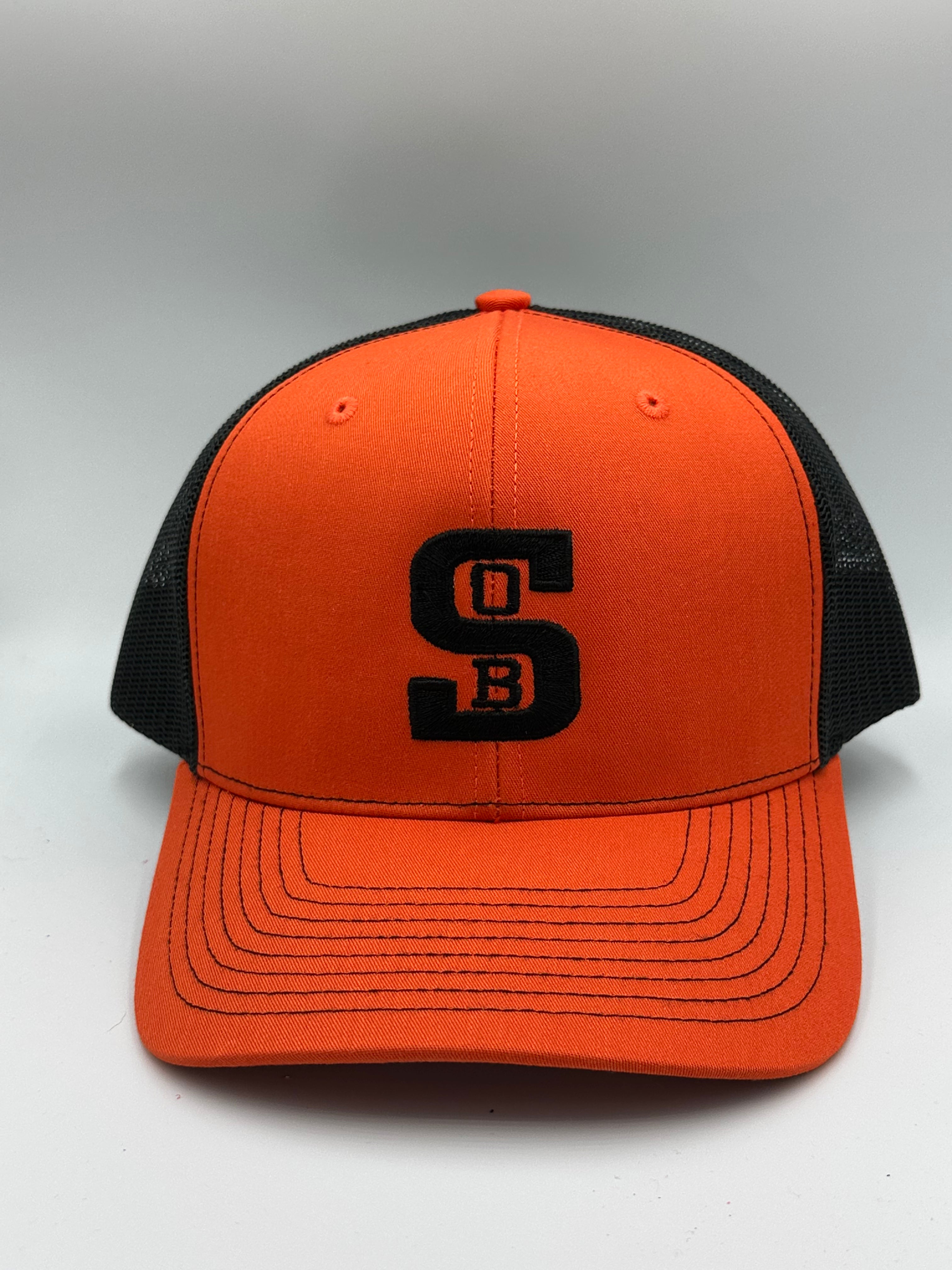SOB Stacked Black & Orange Cap
