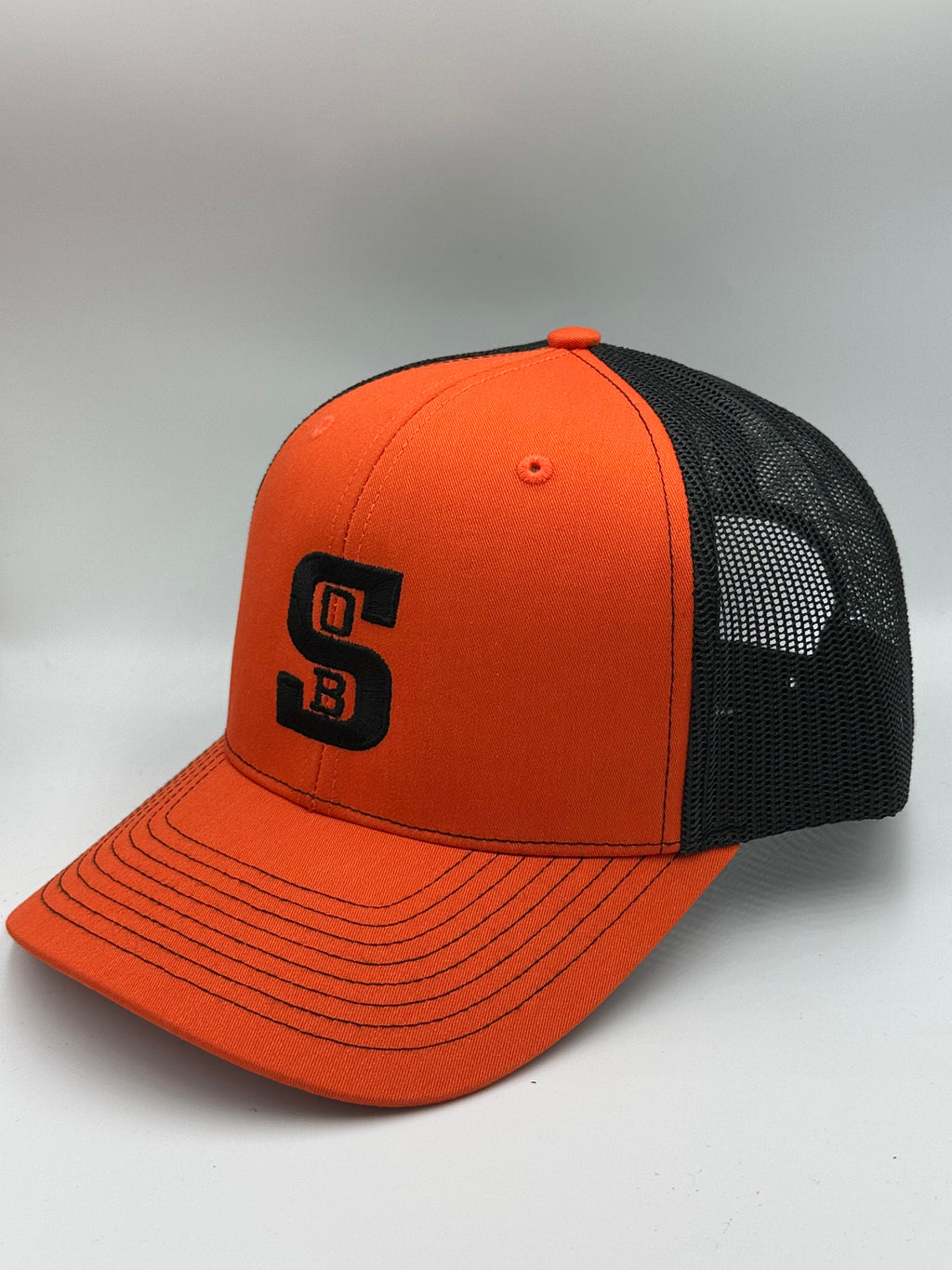 SOB Stacked Black & Orange Cap