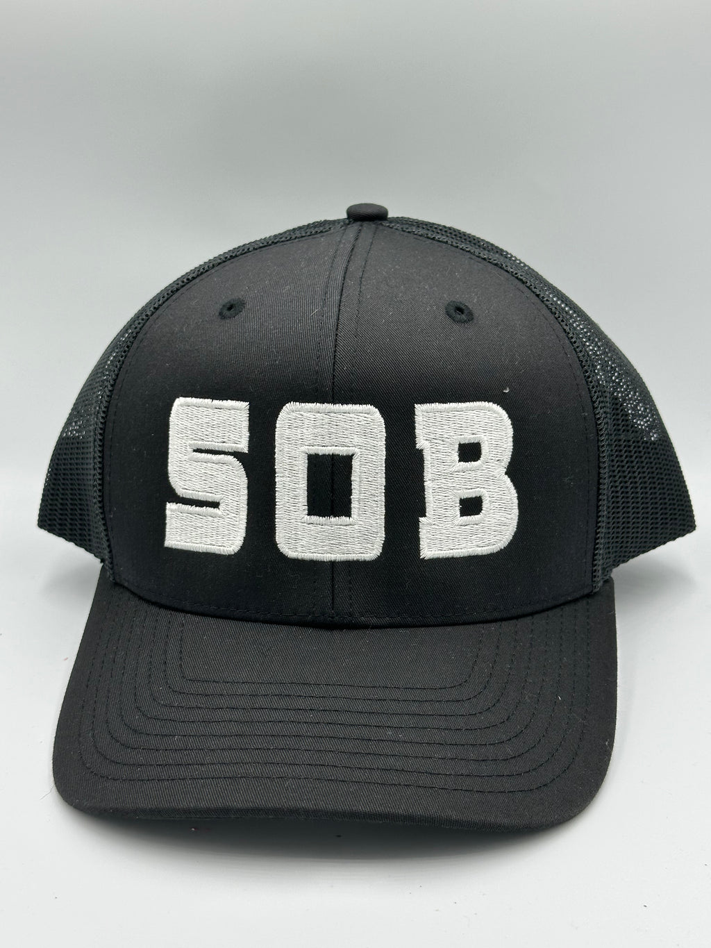 SOB Bold Black Cap