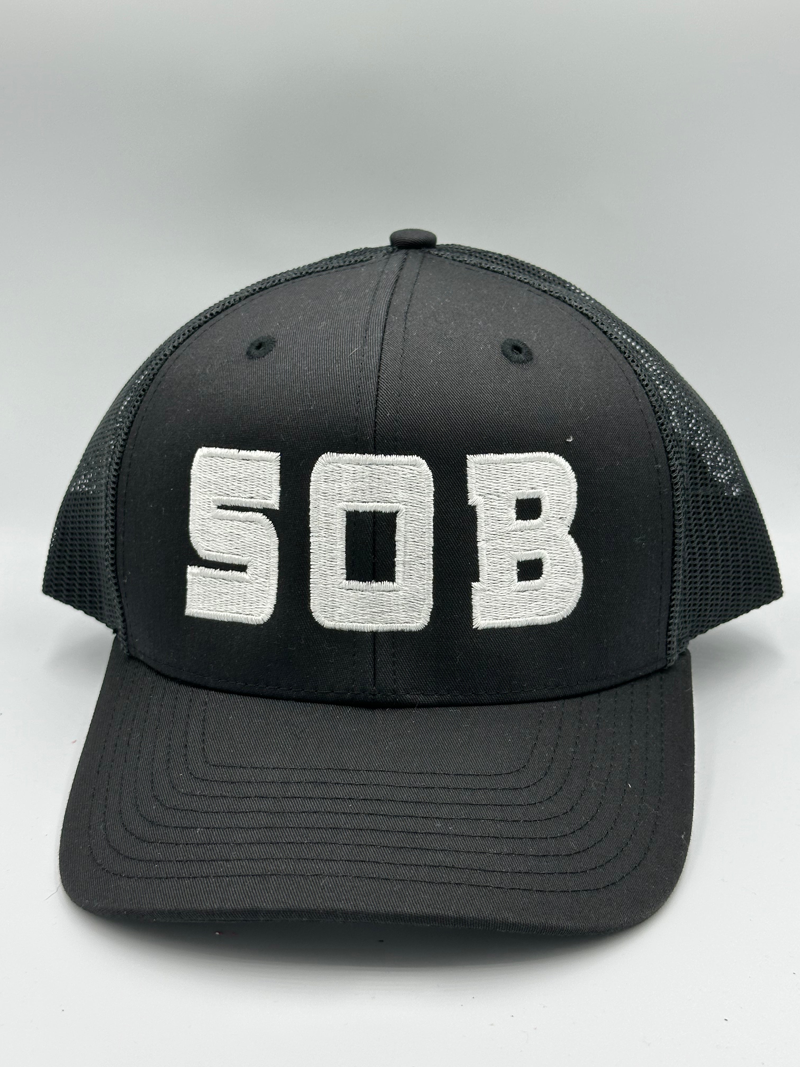SOB Bold Black Cap