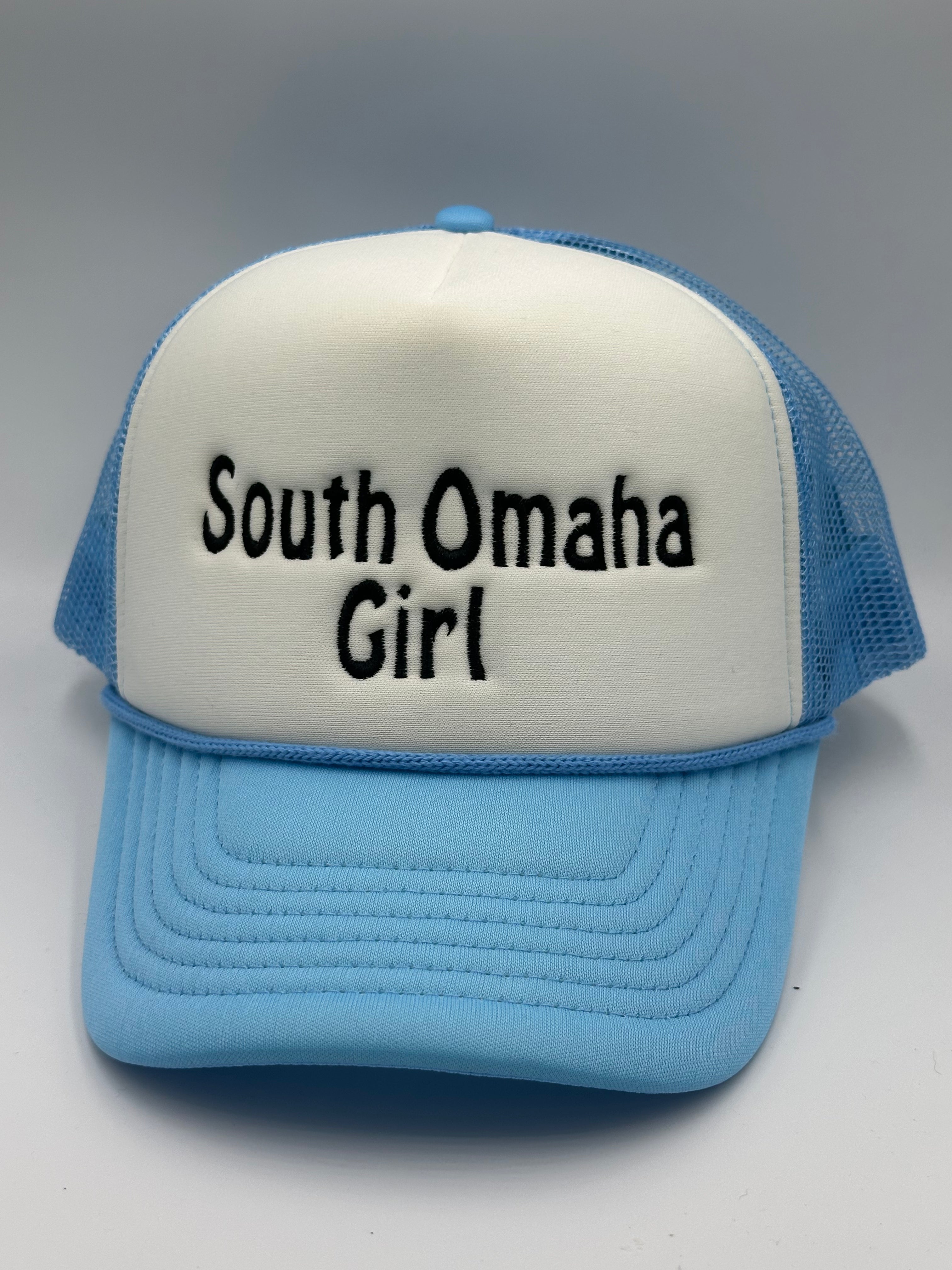 South Omaha Girl Hat Foamie Blue