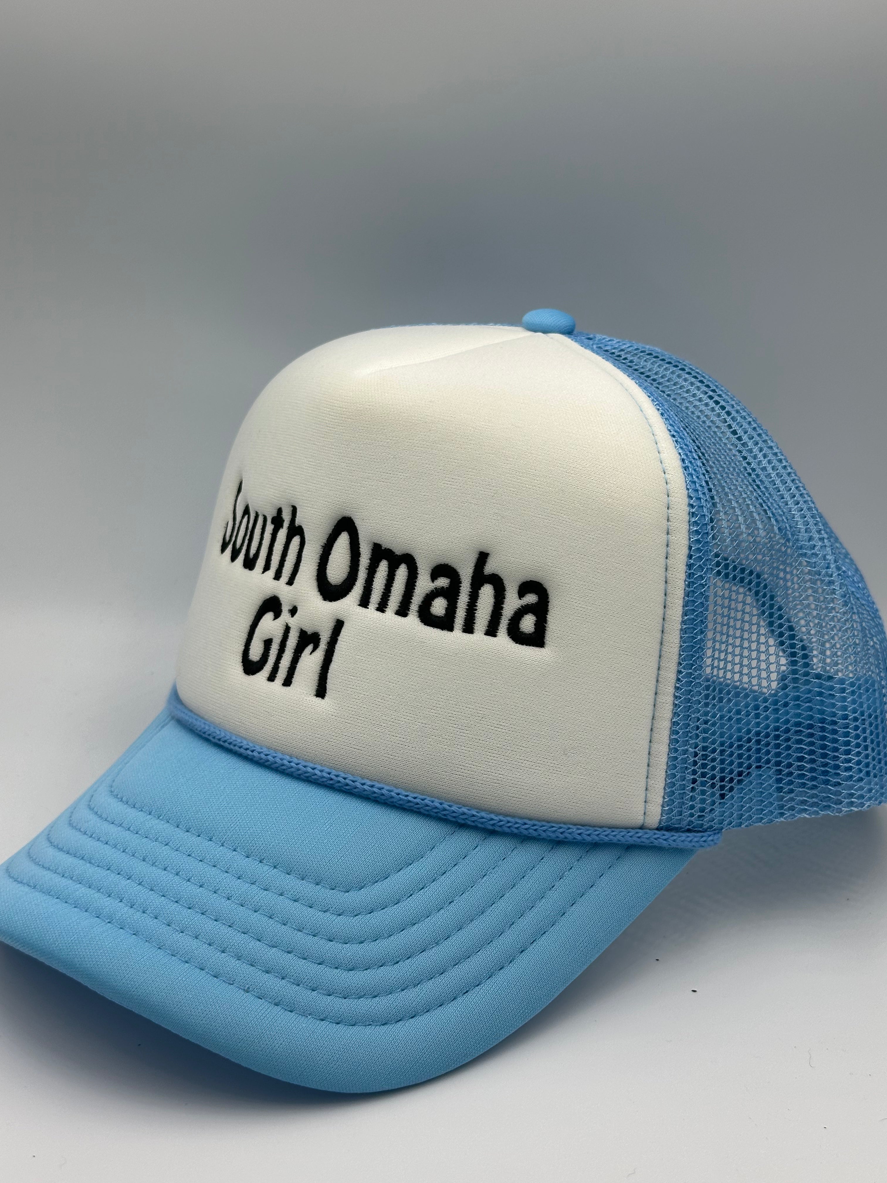 South Omaha Girl Hat Foamie Blue