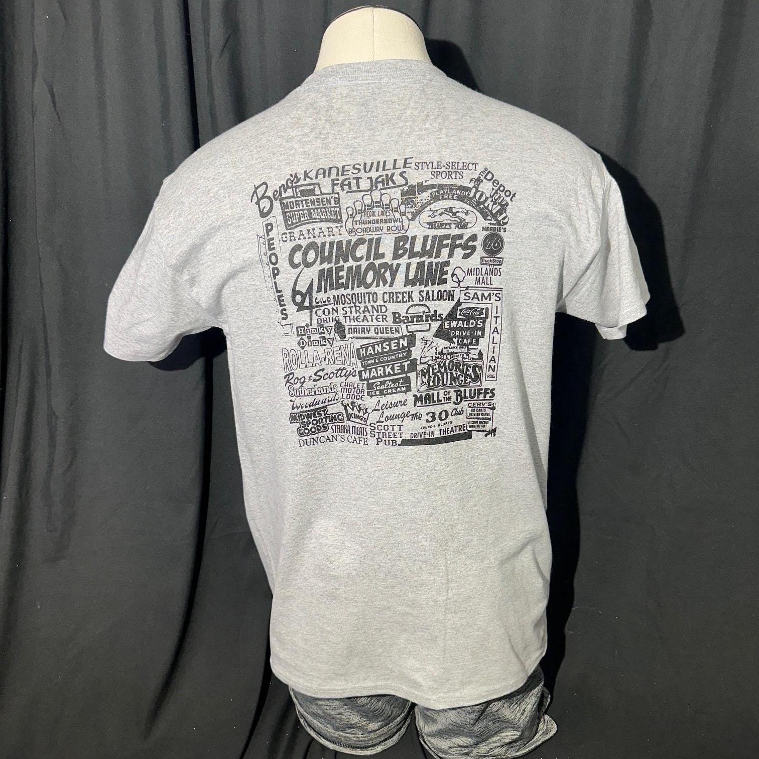 Council Bluffs Memory Lane T-Shirt
