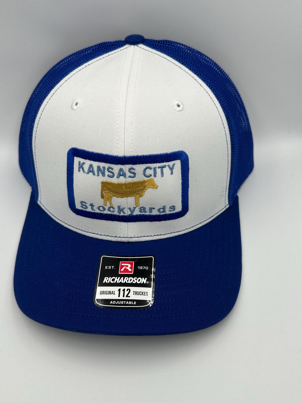 Kansas City  Stockyards Truckers Cap Royal
