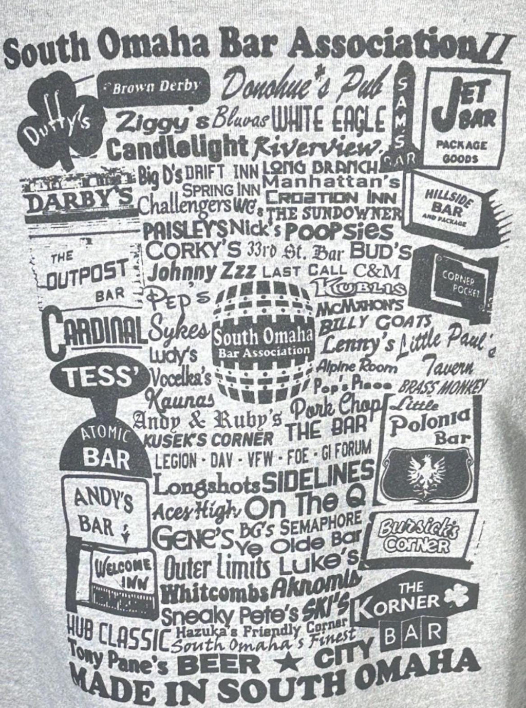 South Omaha Bar Association T-Shirt Grey