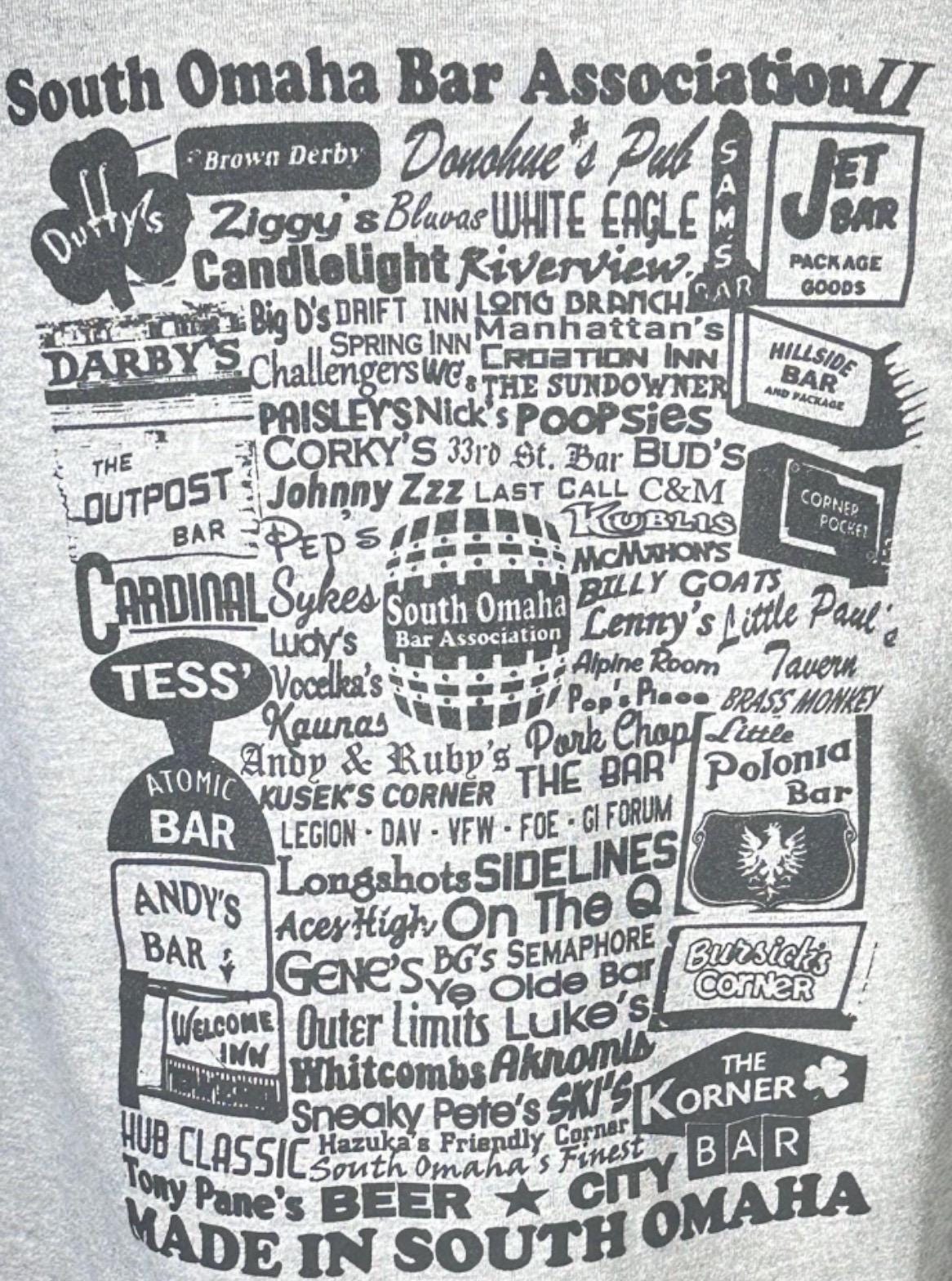 South Omaha Bar Association T-Shirt Grey
