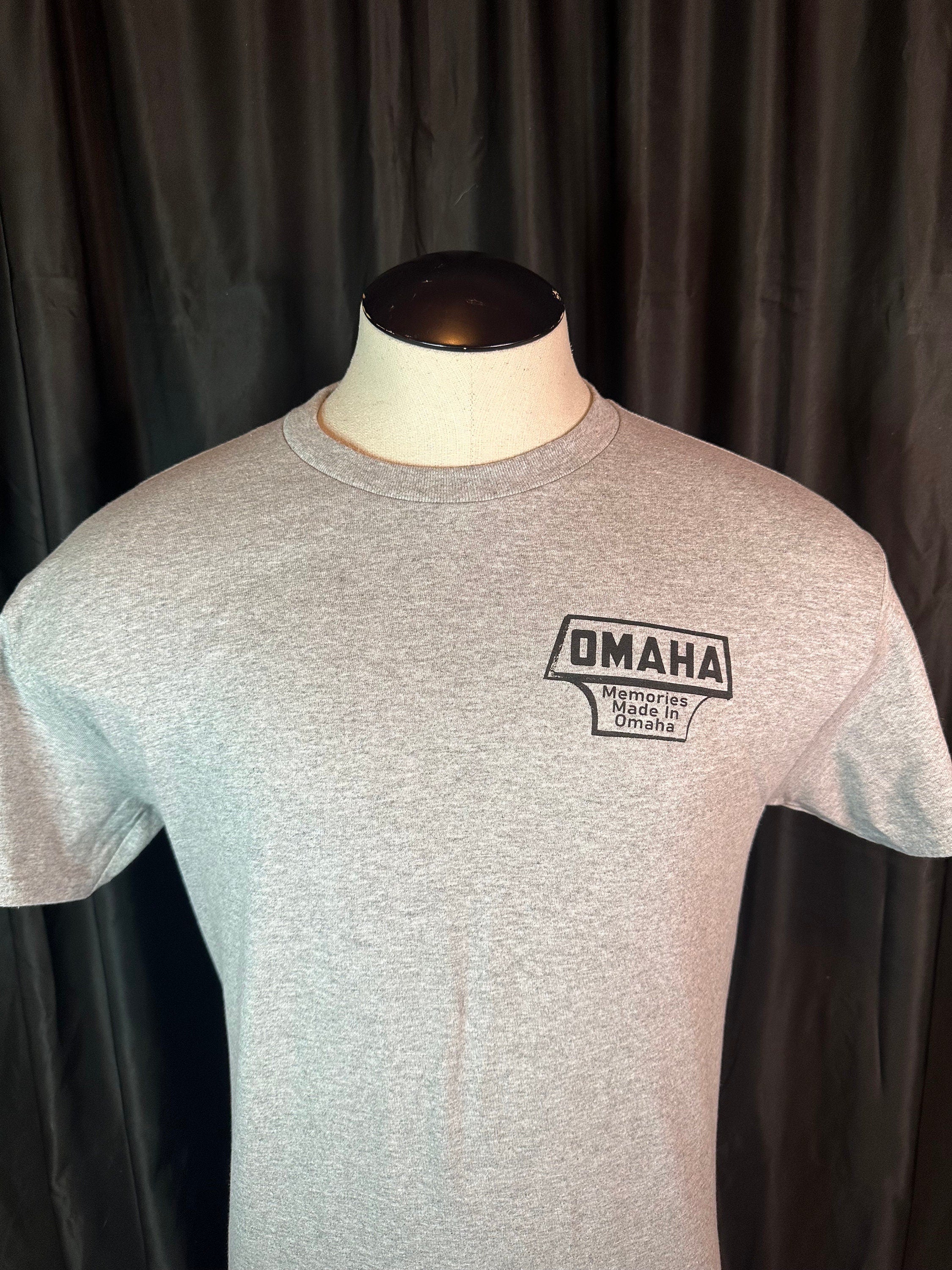 Memories Made In Omaha Signs Grey