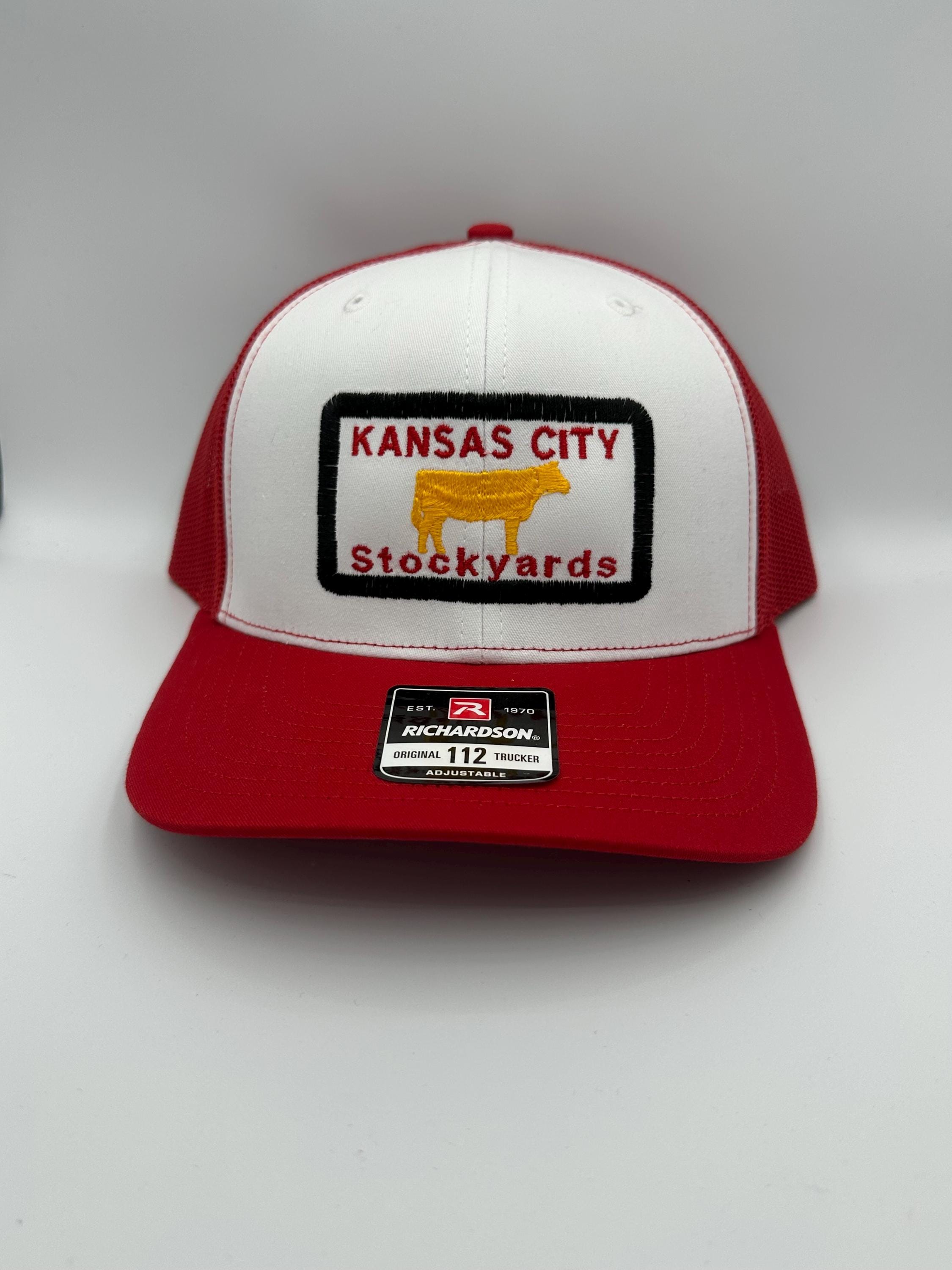 Kansas City  Stockyards Truckers Cap Red