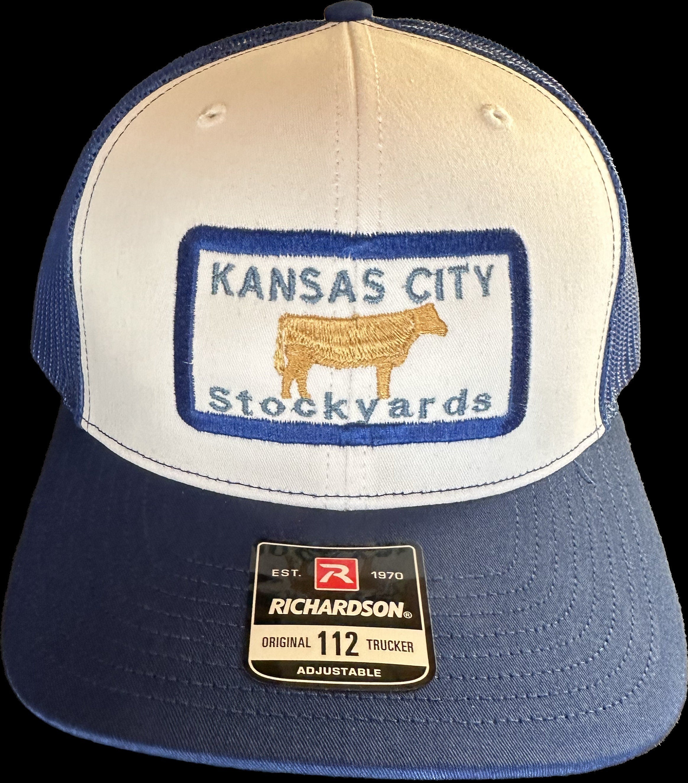 Kansas City  Stockyards Truckers Cap Royal
