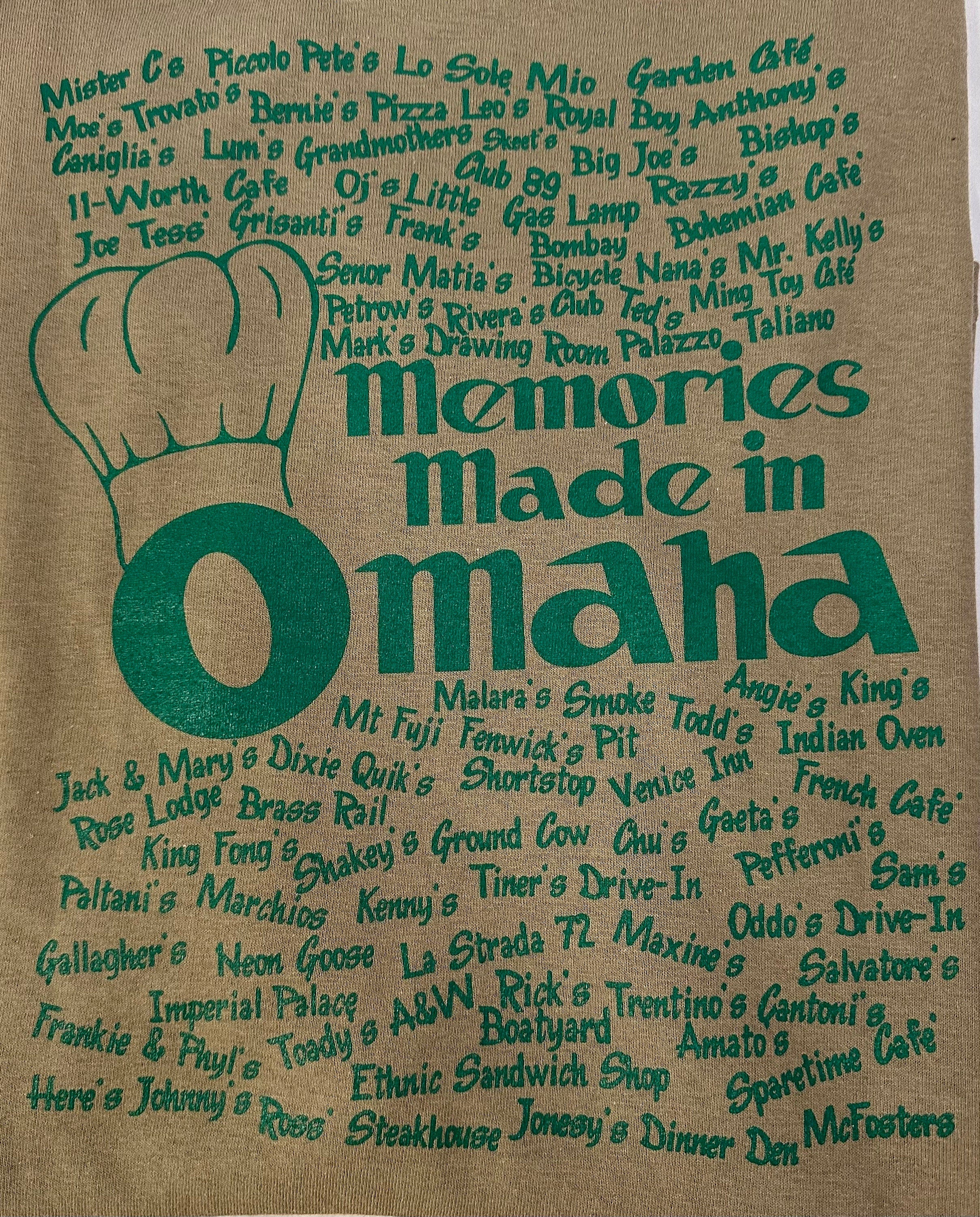 Memories Made In Omaha Restaurant Icon T-Shirt